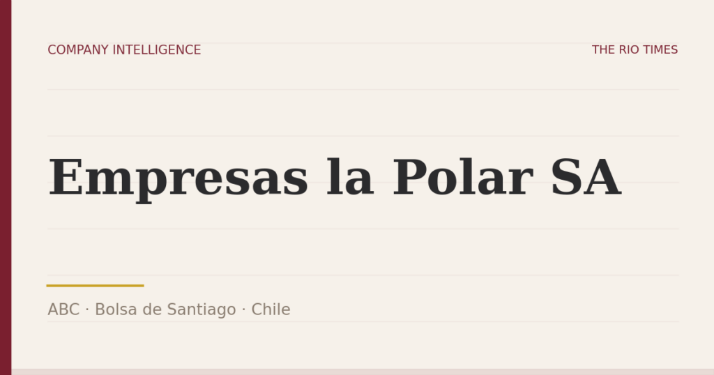 Empresas la Polar SA (ABC), listed on Bolsa de Santiago, Chile