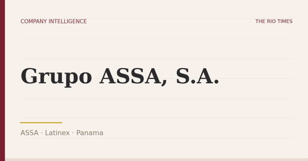Grupo ASSA, S.A. (ASSA), listed on Latinex, Panama