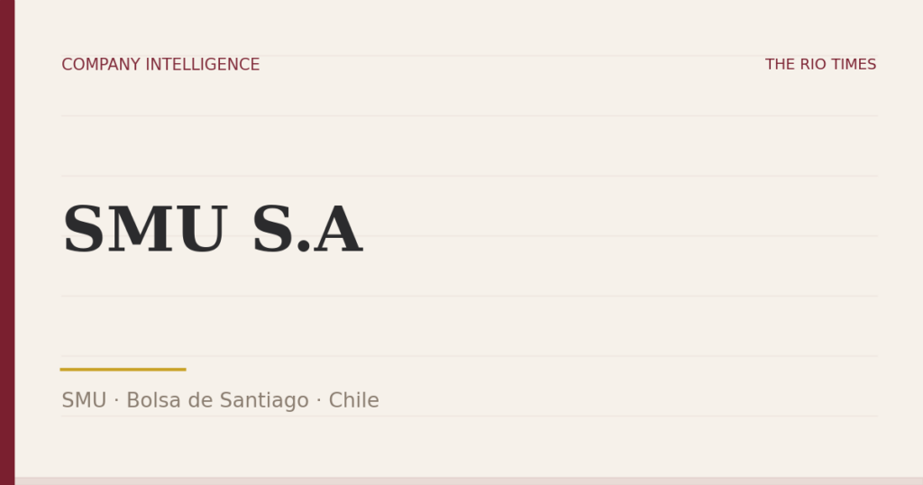 SMU S.A (SMU), listed on Bolsa de Santiago, Chile