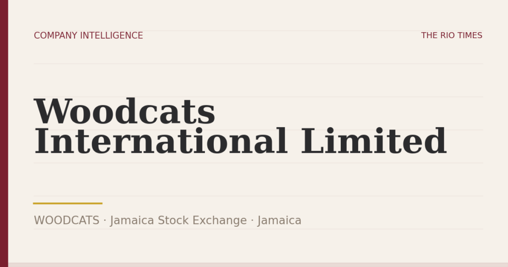 Woodcats International Limited (WOODCATS), listed on Jamaica Stock Exchange, Jamaica