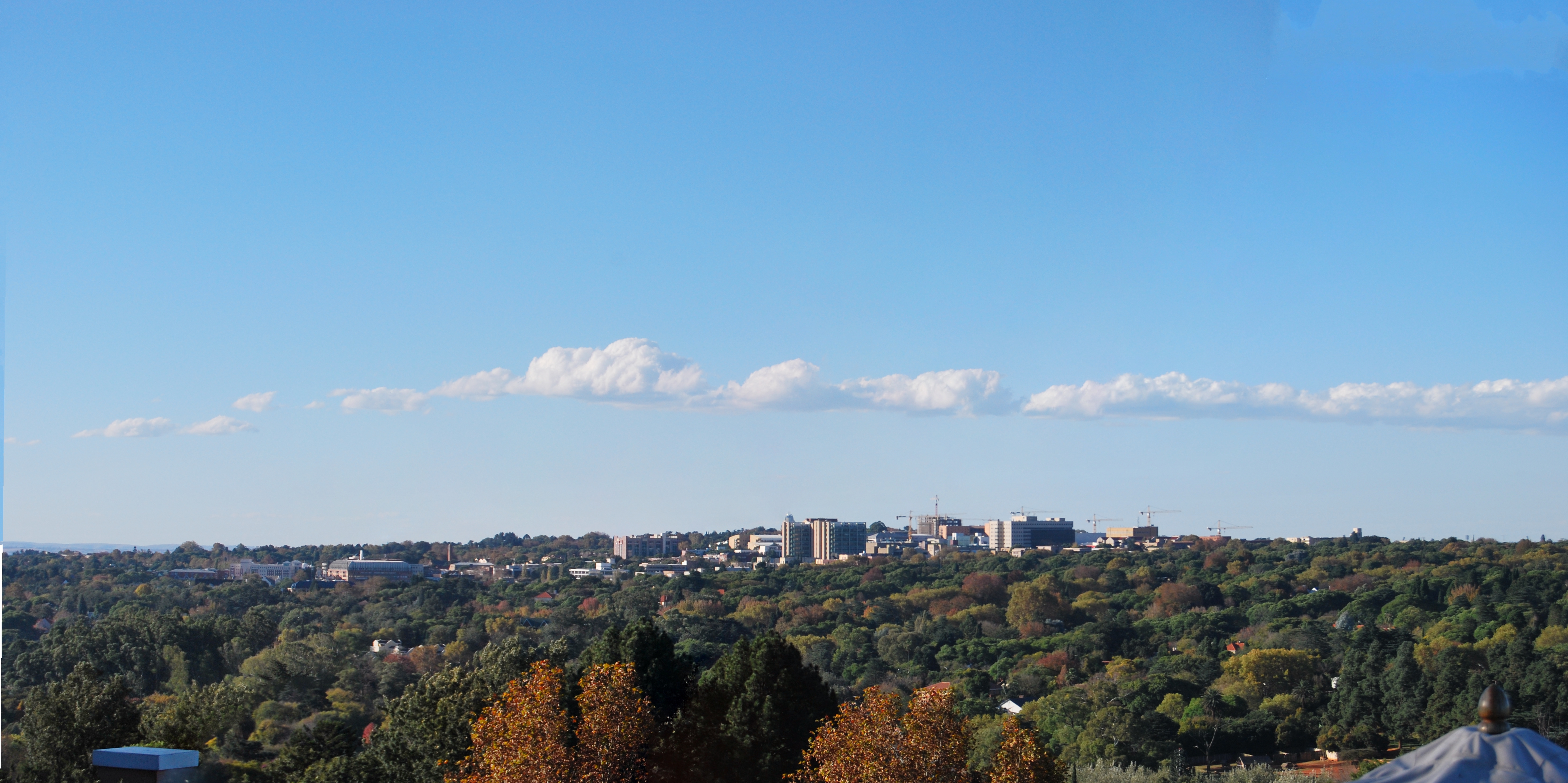 The Sandton financial district in Johannesburg, South Africa