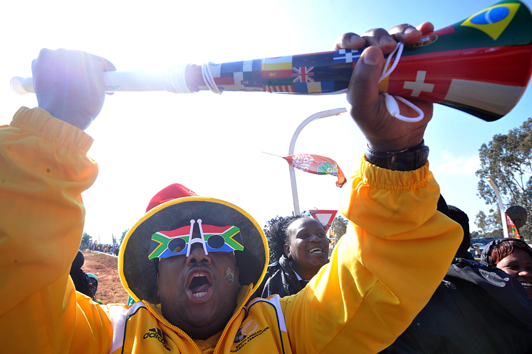 African teams at the World Cup, a South African football fan