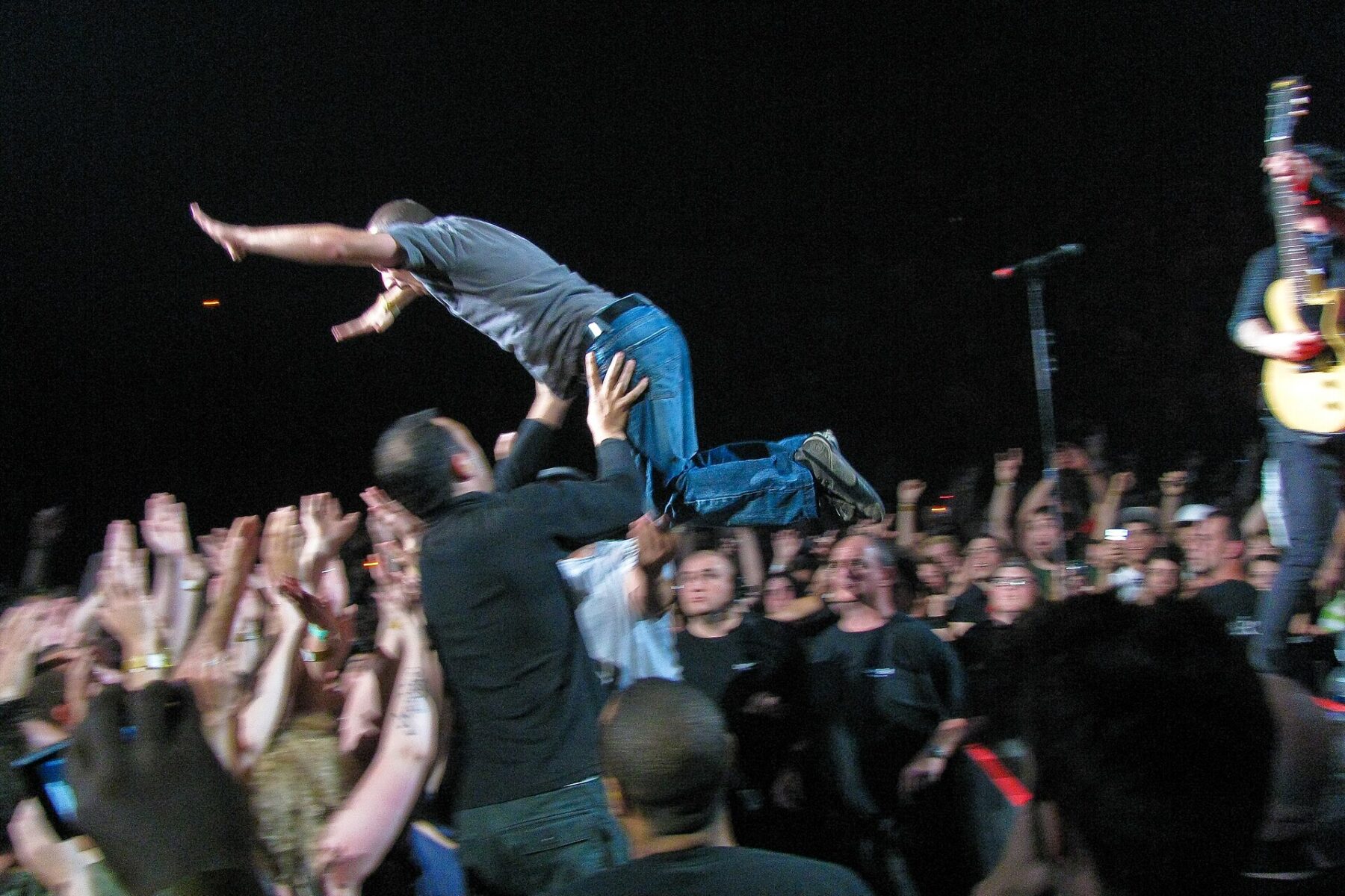 concert crowd stage