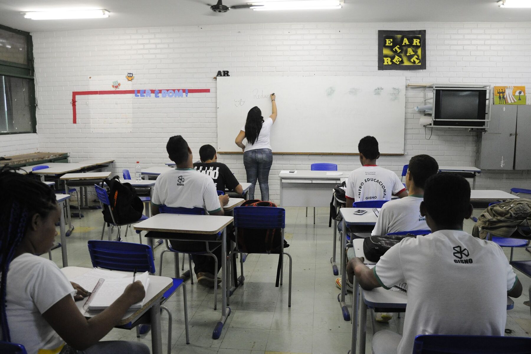 classroom students Brazil