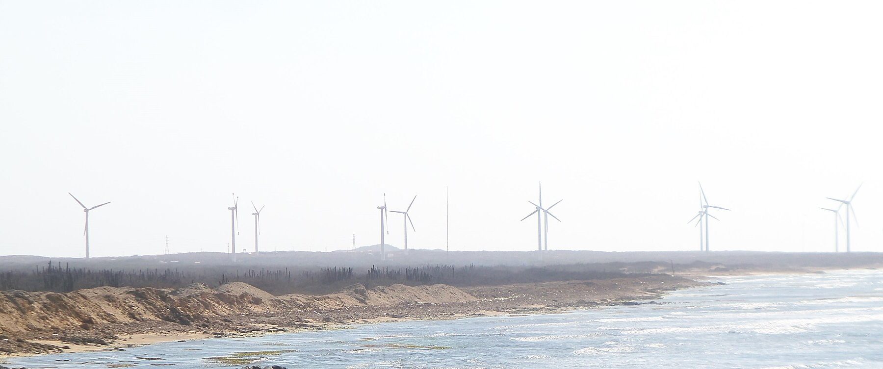 La Guajira wind farm Colombia turbines