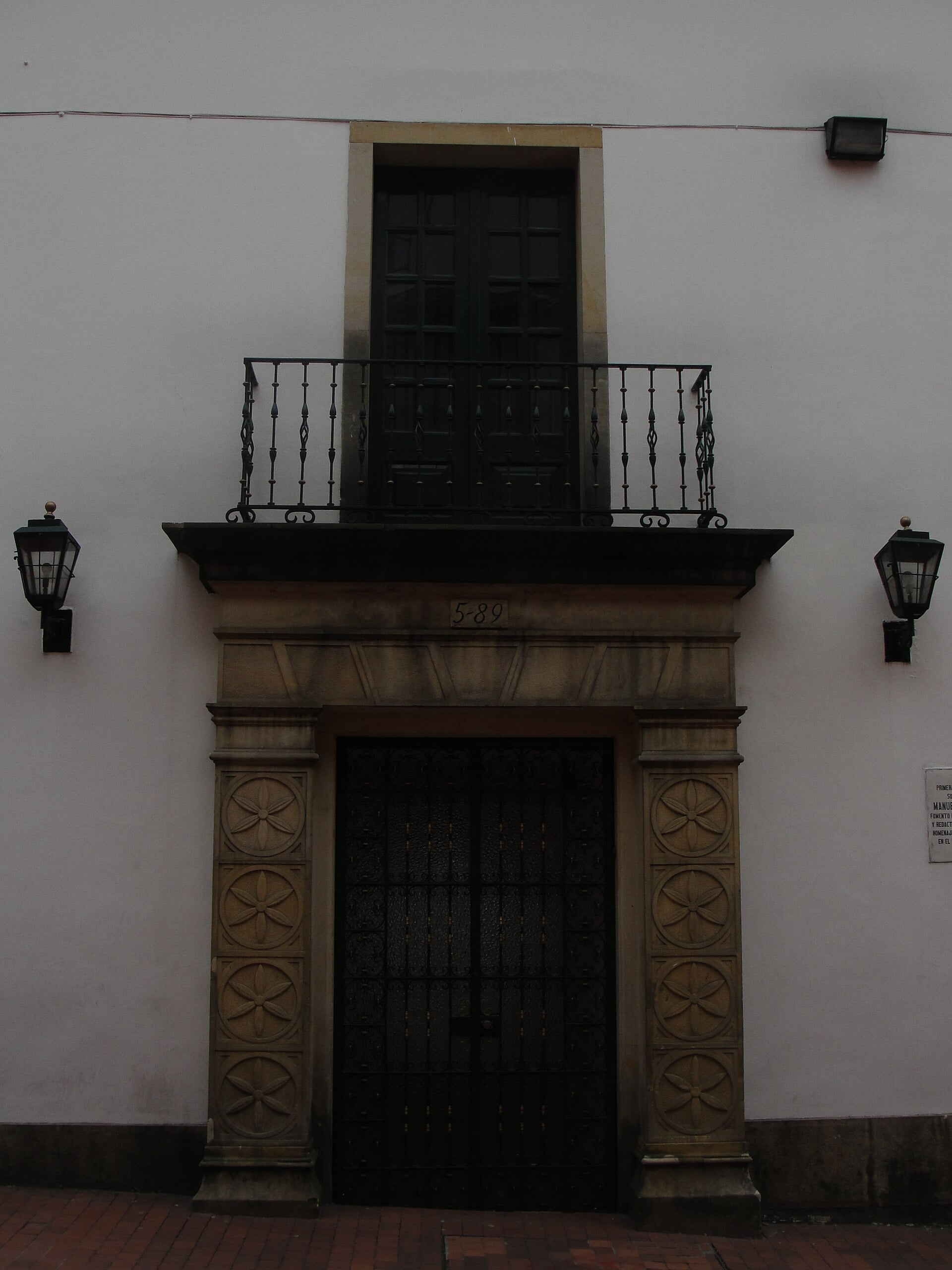 The Palacio de San Carlos, headquarters of Colombia's Ministry of Foreign Affairs in Bogota
