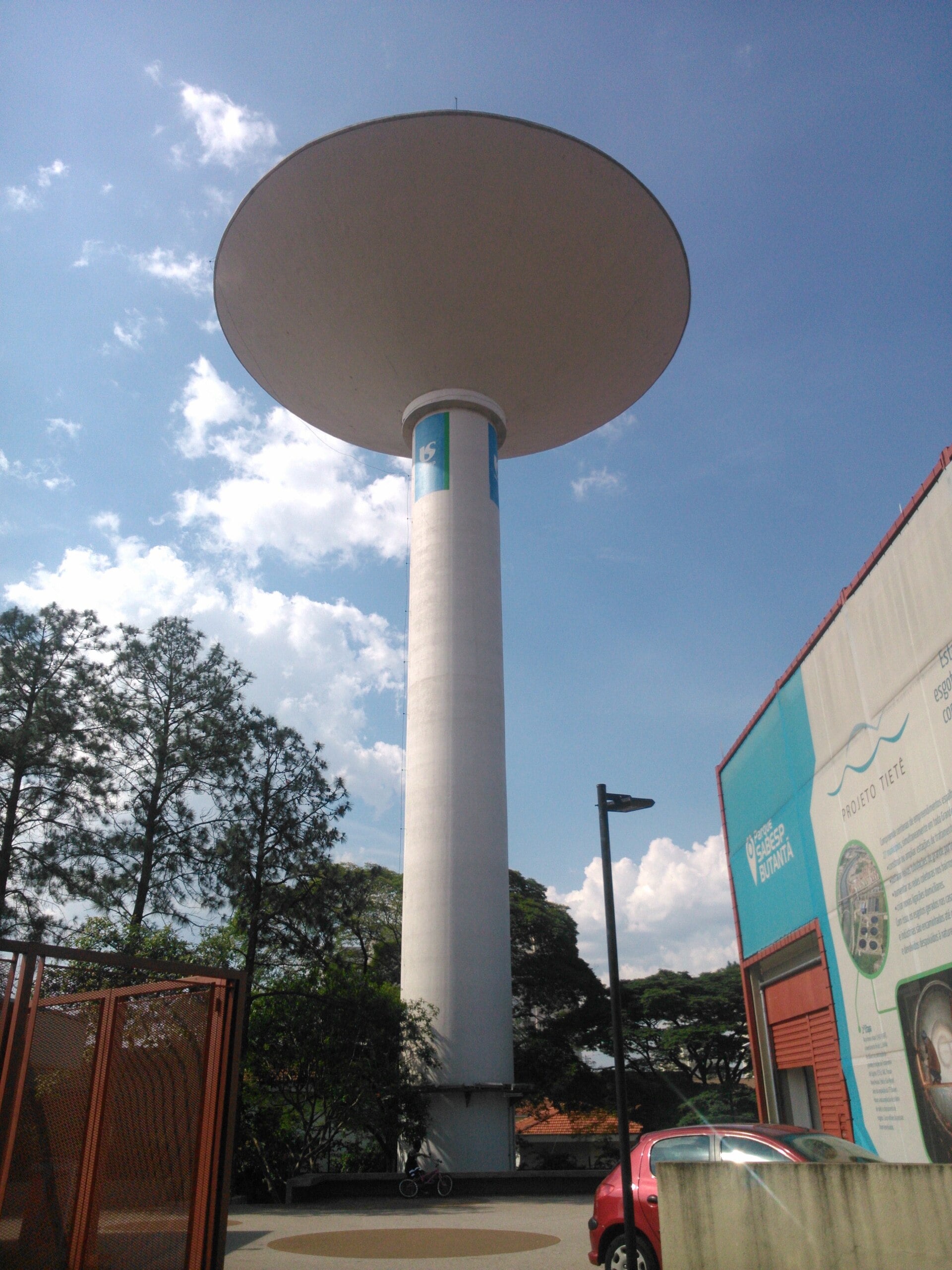 Sabesp water utility infrastructure in Sao Paulo state, Brazil