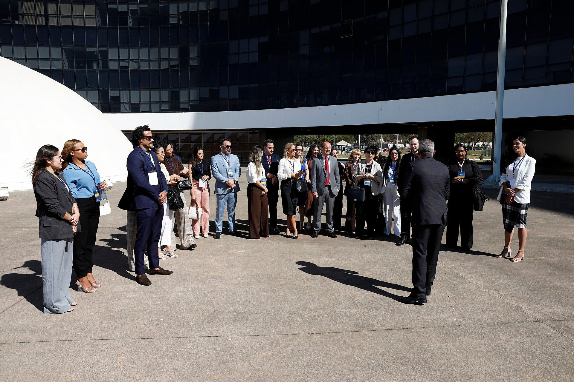 The Superior Electoral Court building in Brasilia, Brazil