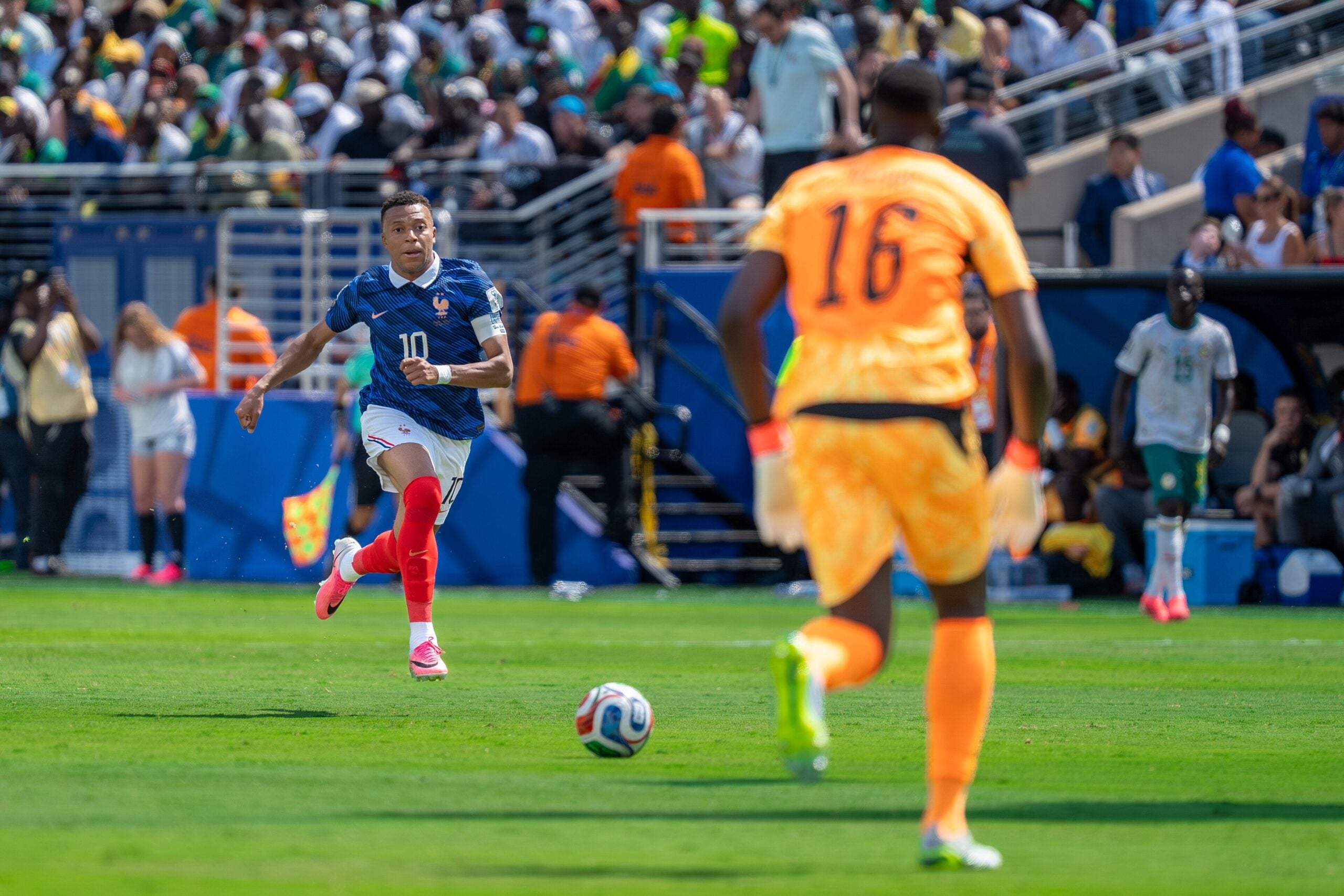 World Cup 2026 France captain Kylian Mbappe on the ball