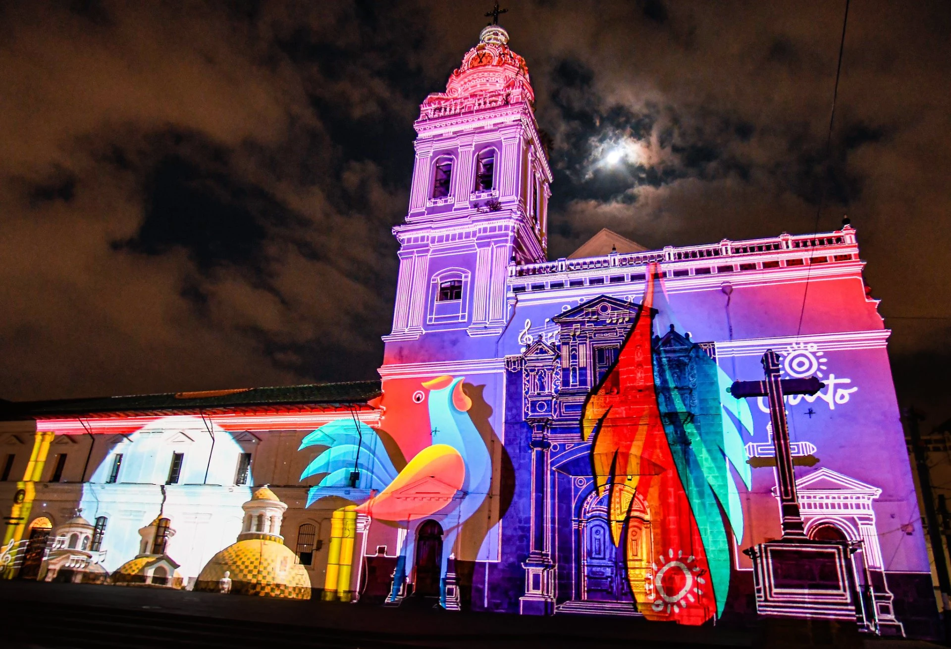 Ecuador’s Quito Culture Festival Returns With Free Light Shows
