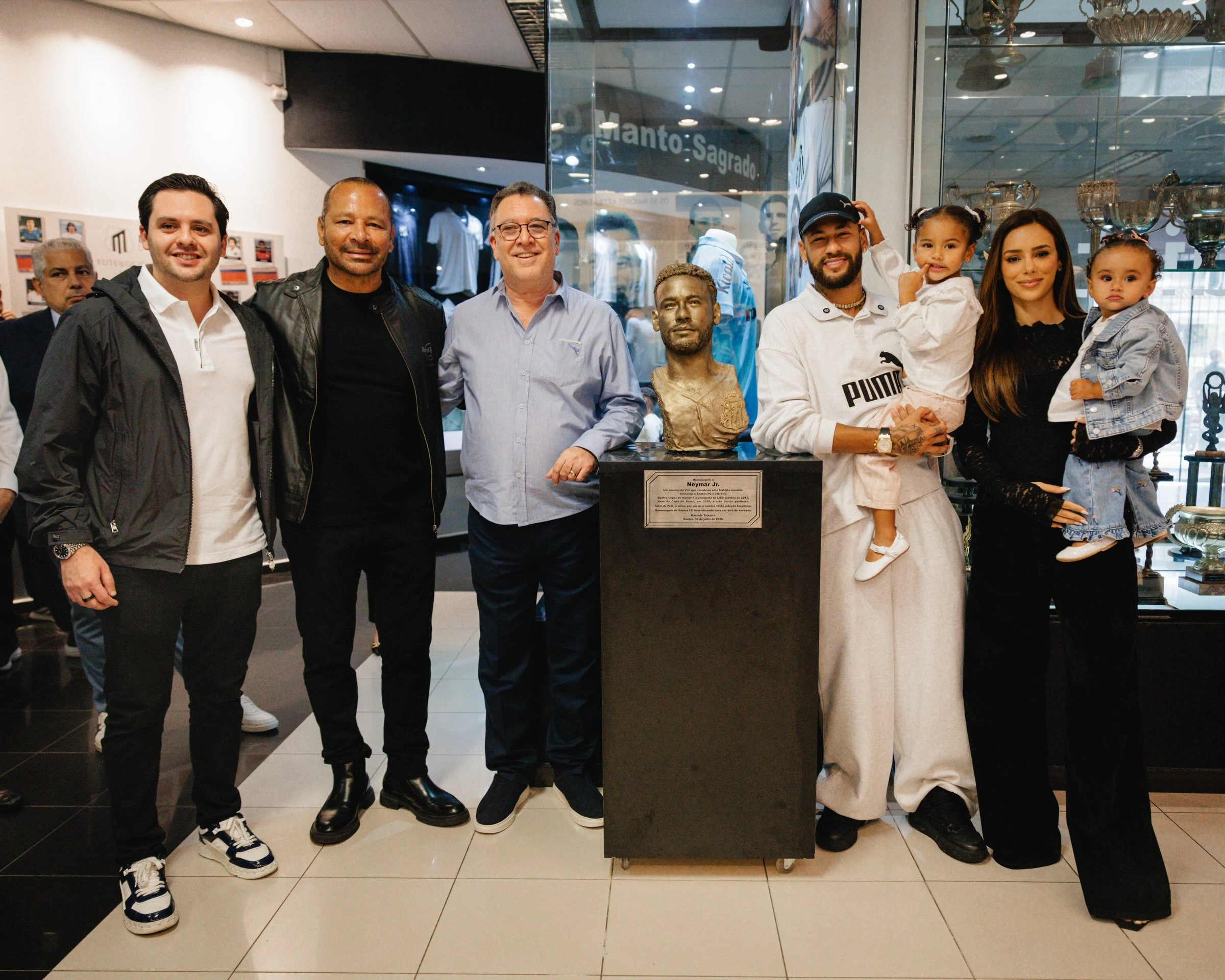 Neymar Museum Wing Opens at Santos FC