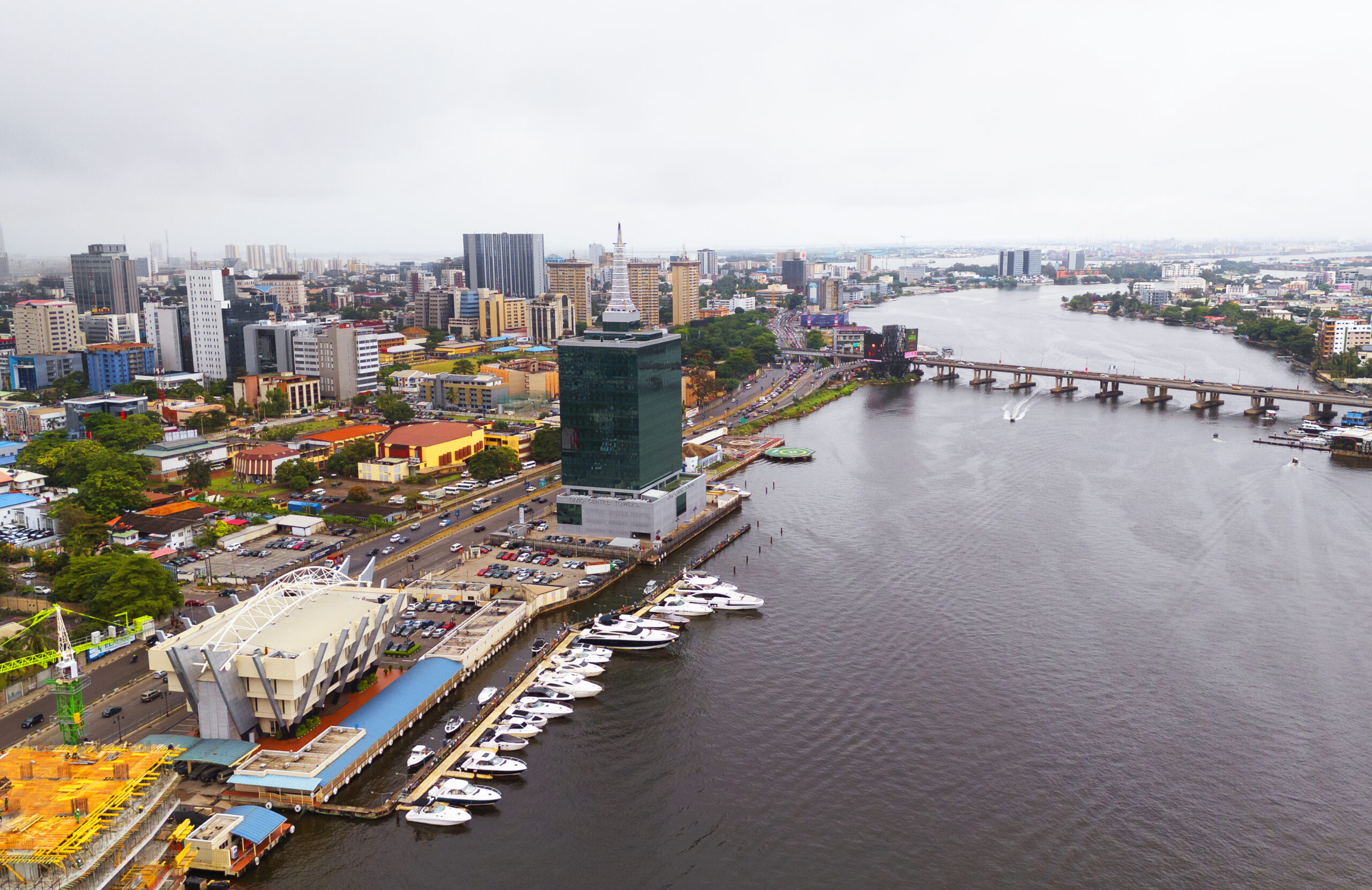 African credit ratings — the Lagos business district on Victoria Island