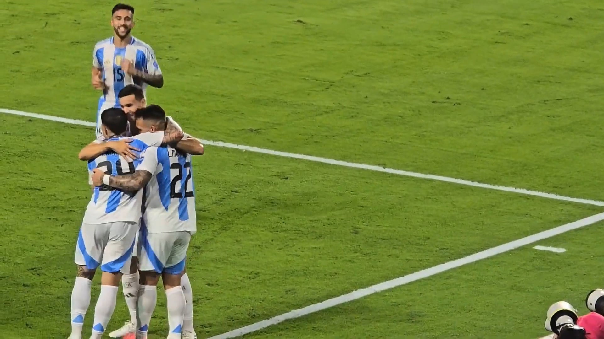 World Cup 2026 Argentina players celebrate a goal