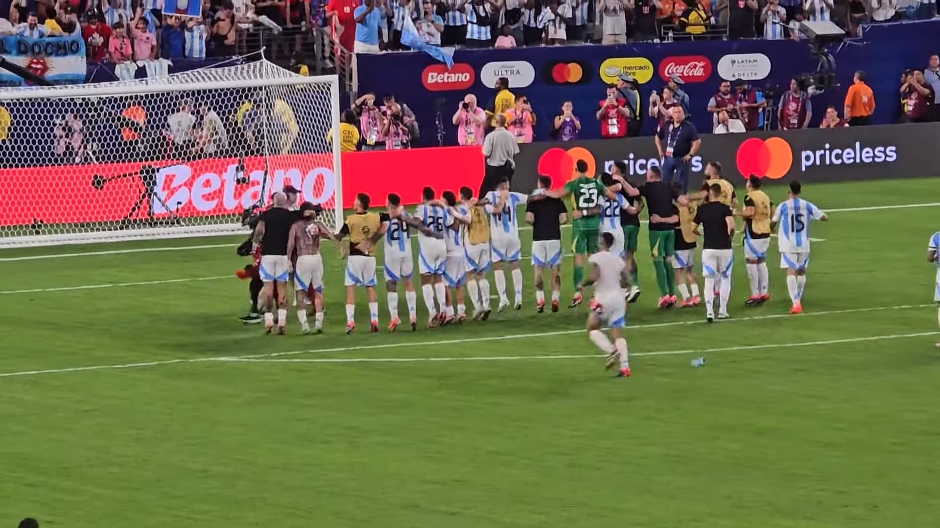 World Cup 2026 Argentina players celebrate a win