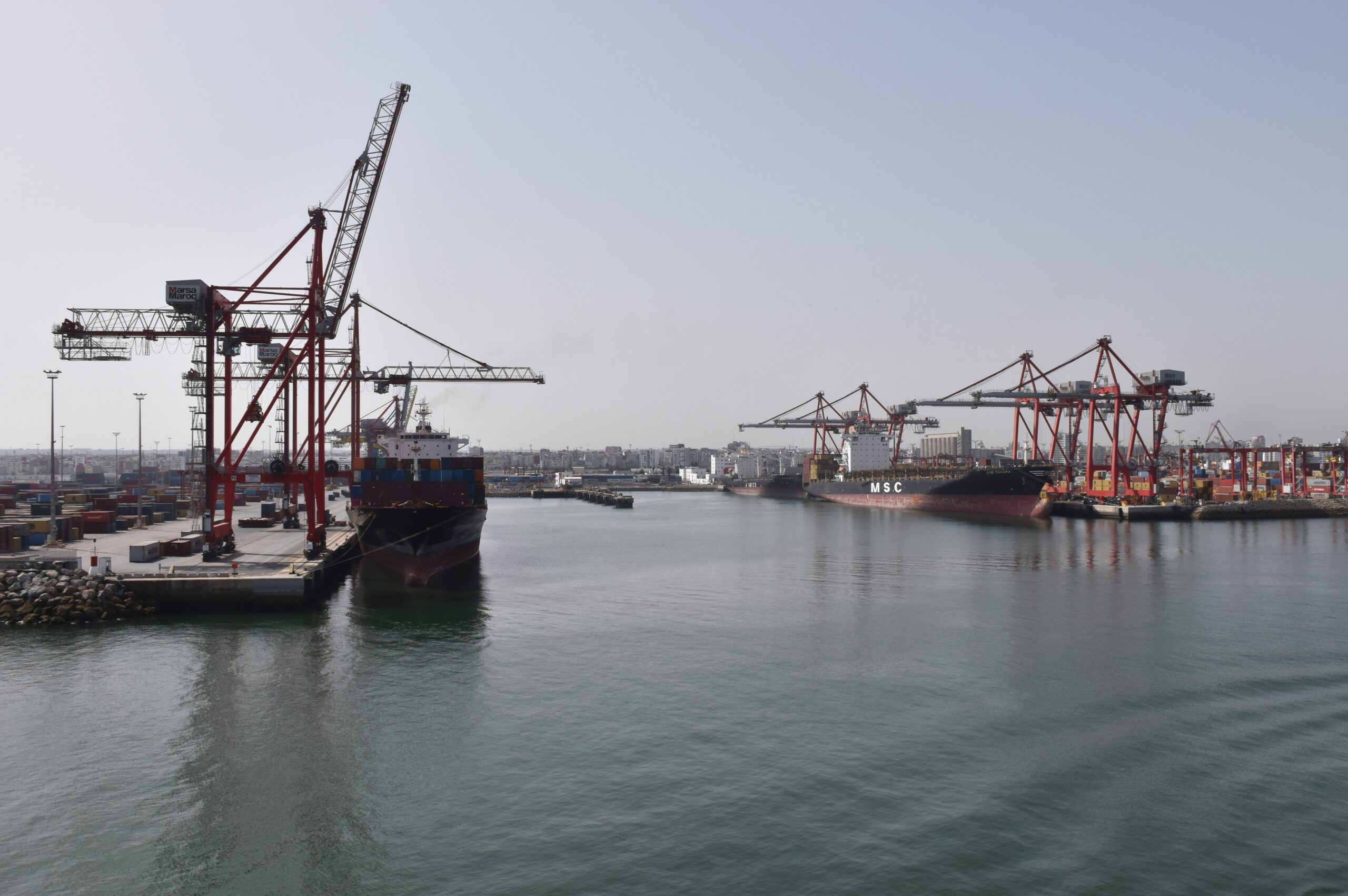Atlantic Africa Gas Pipeline — the port of Casablanca on Morocco's Atlantic coast