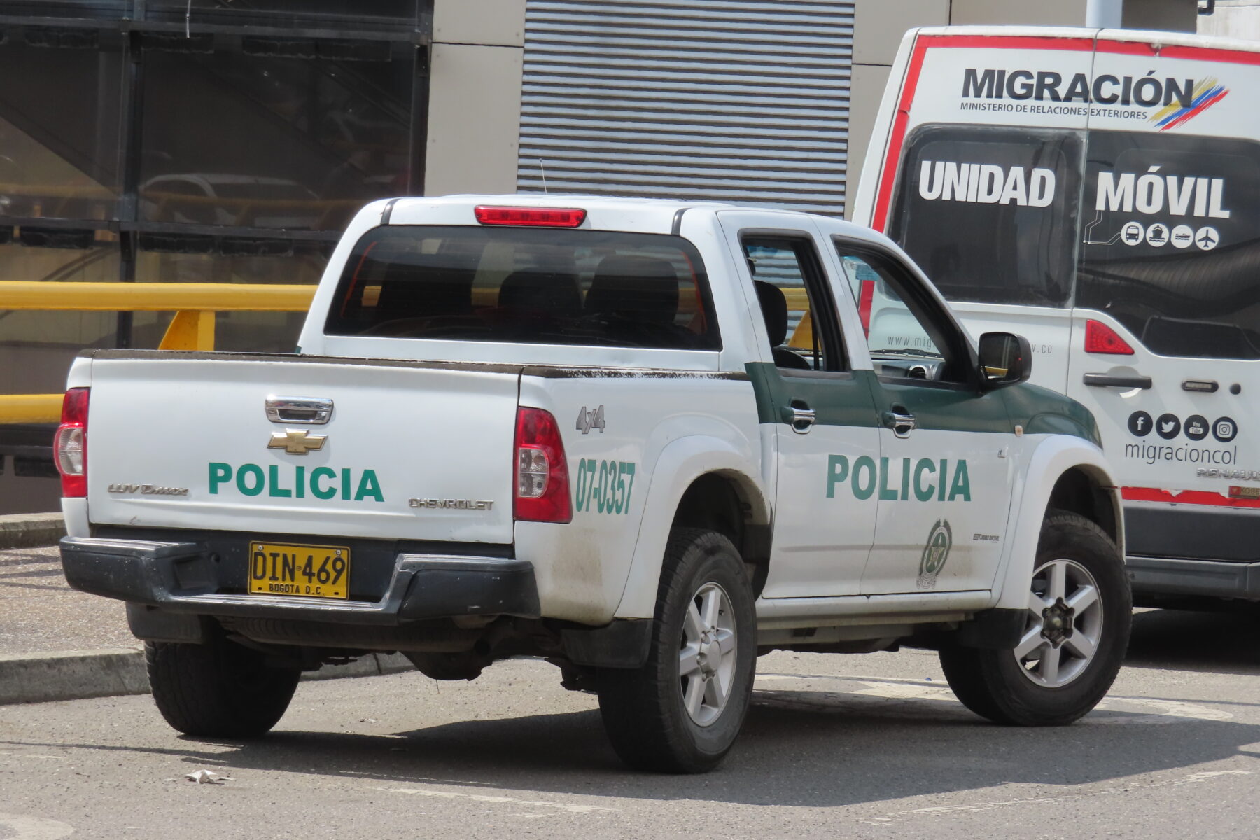 Colombia security bloc — Colombian National Police in Bogotá