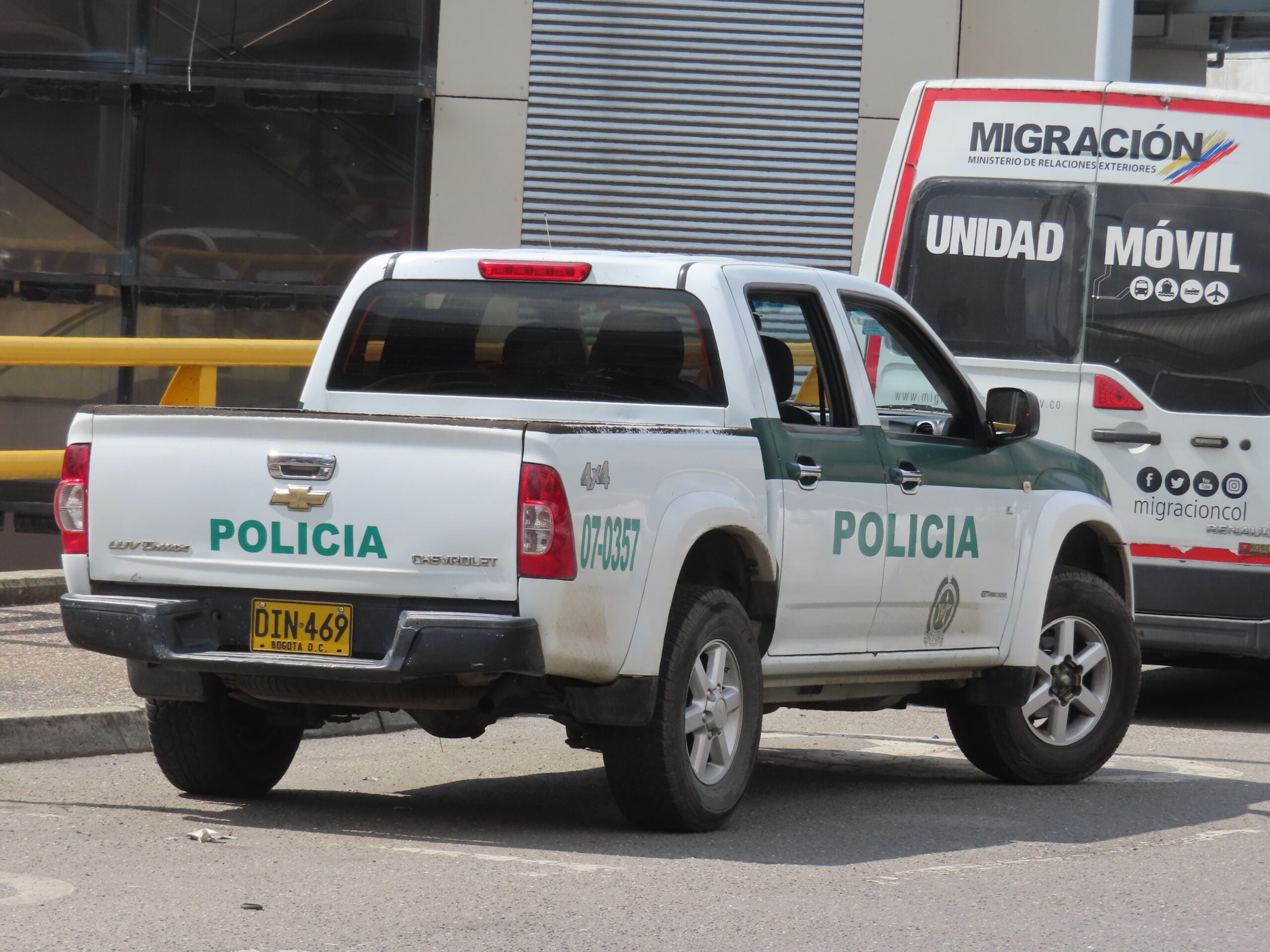Colombia security bloc — Colombian National Police in Bogotá