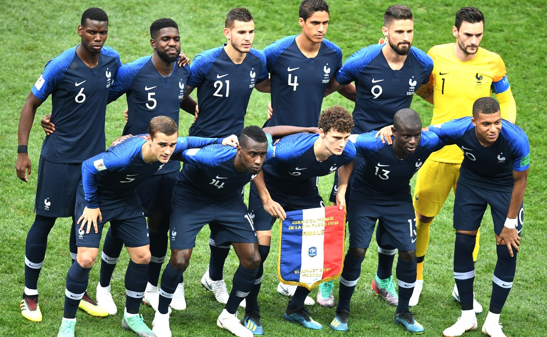 World Cup 2026 France national team lined up before kickoff