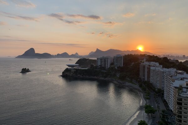 Guanabara Bay and the Rio de Janeiro waterfront