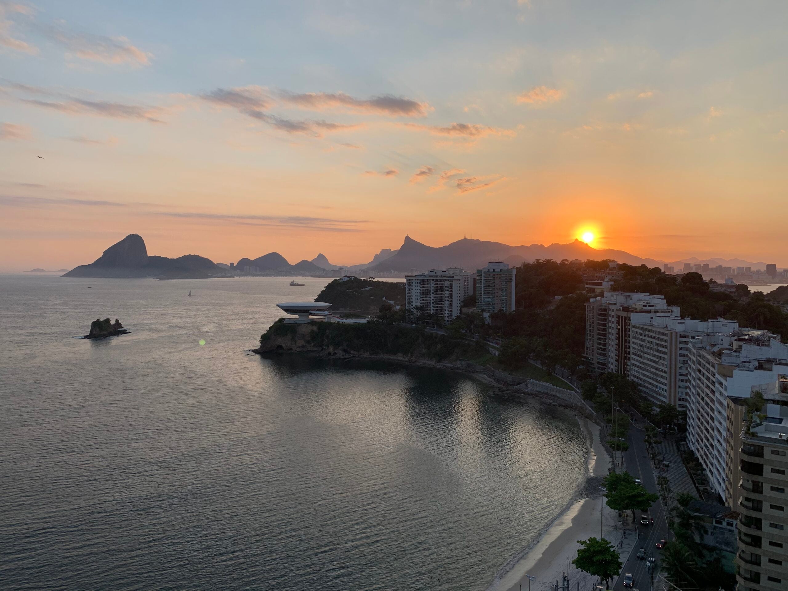 Guanabara Bay and the Rio de Janeiro waterfront