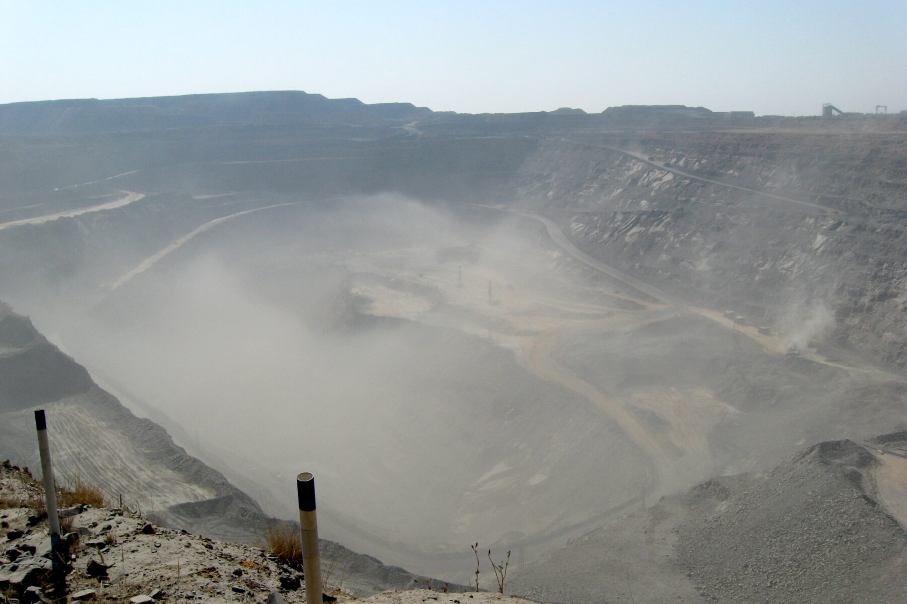 Jwaneng diamond mine open pit Botswana