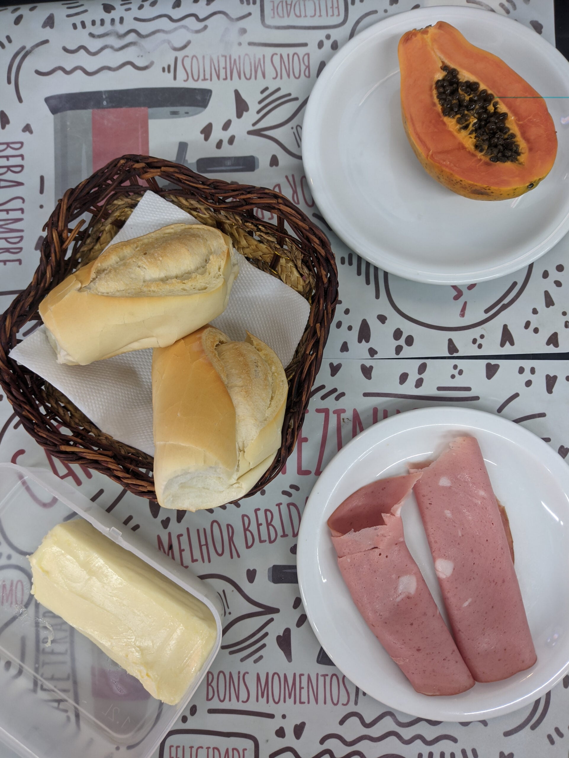São Paulo bakeries — bread and mortadella, a padaria classic