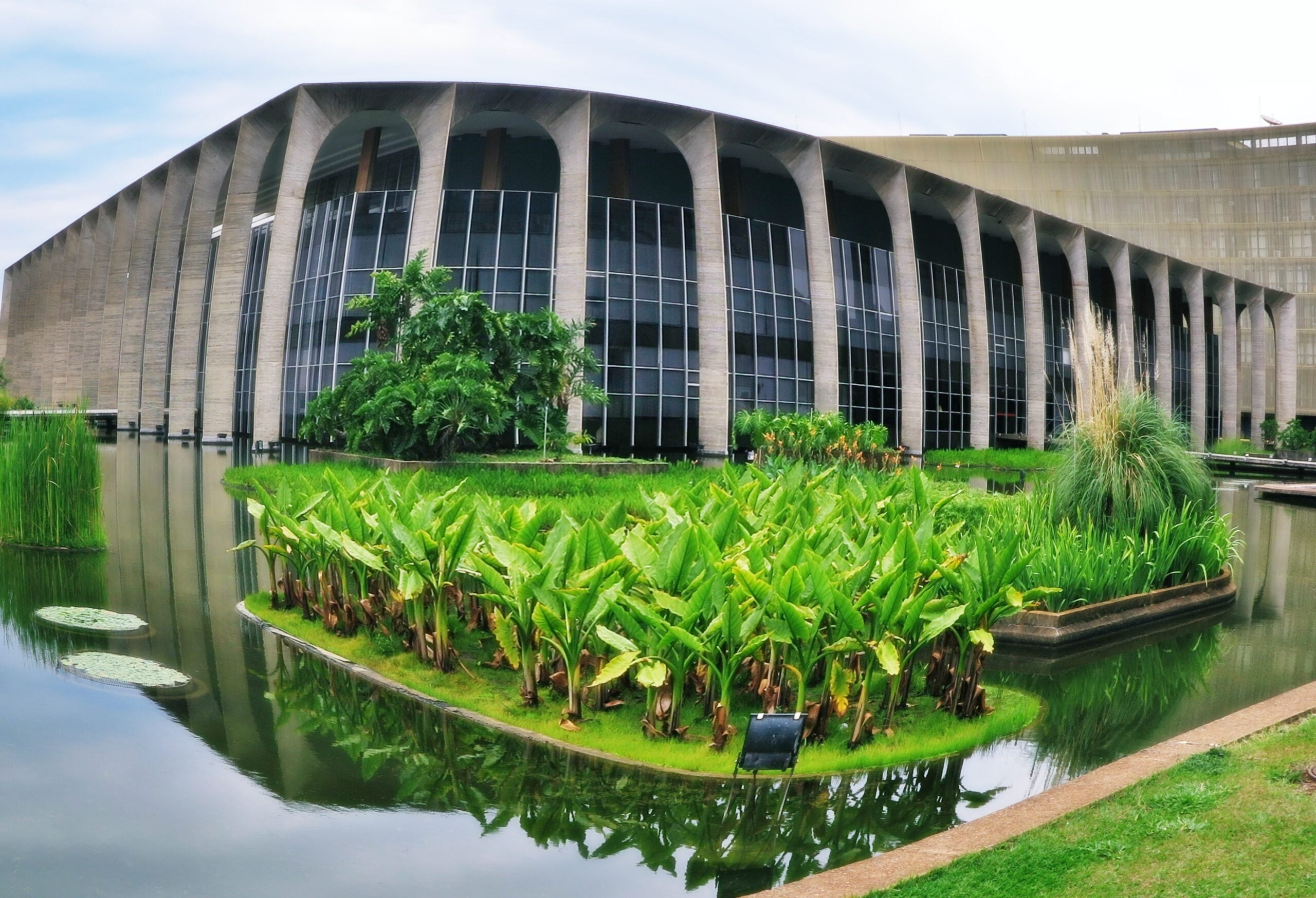 Brazil US standoff — the Itamaraty Palace, Brazil's foreign ministry in Brasília