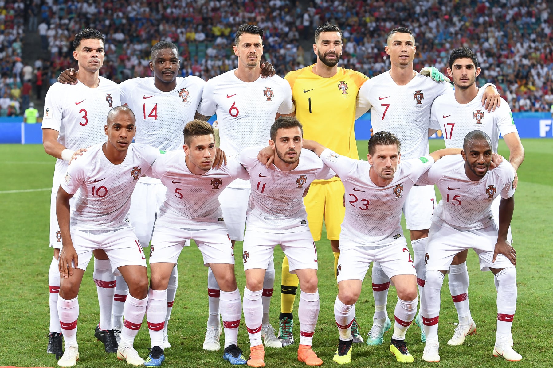 World Cup 2026 Portugal national team lined up before kickoff