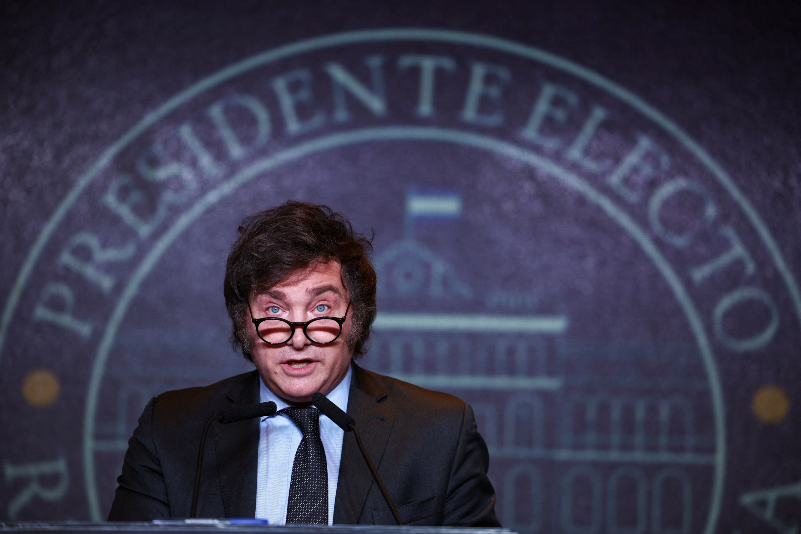 Argentine President Javier Milei