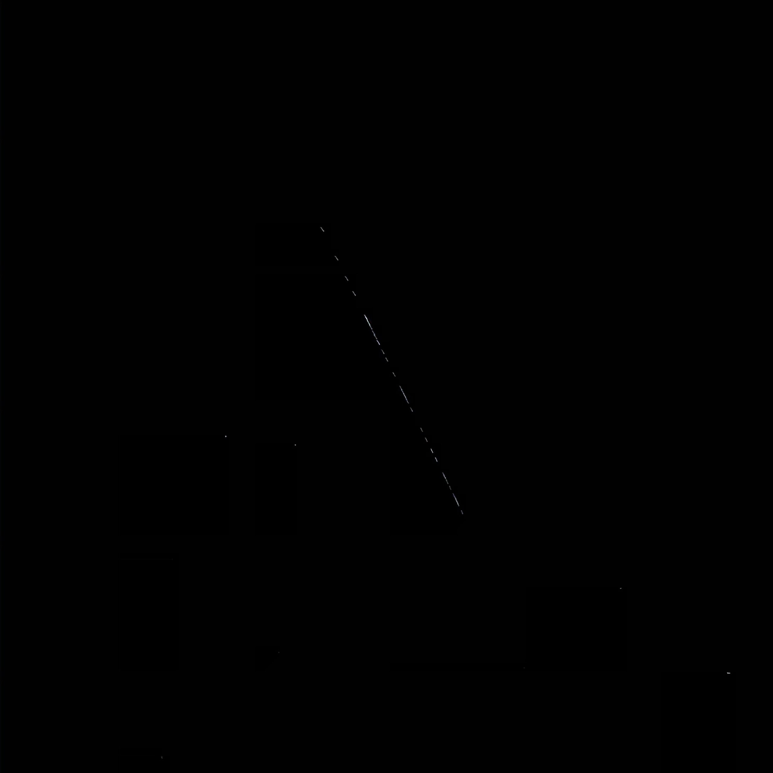 Starlink South Africa test — a train of SpaceX Starlink satellites in the night sky