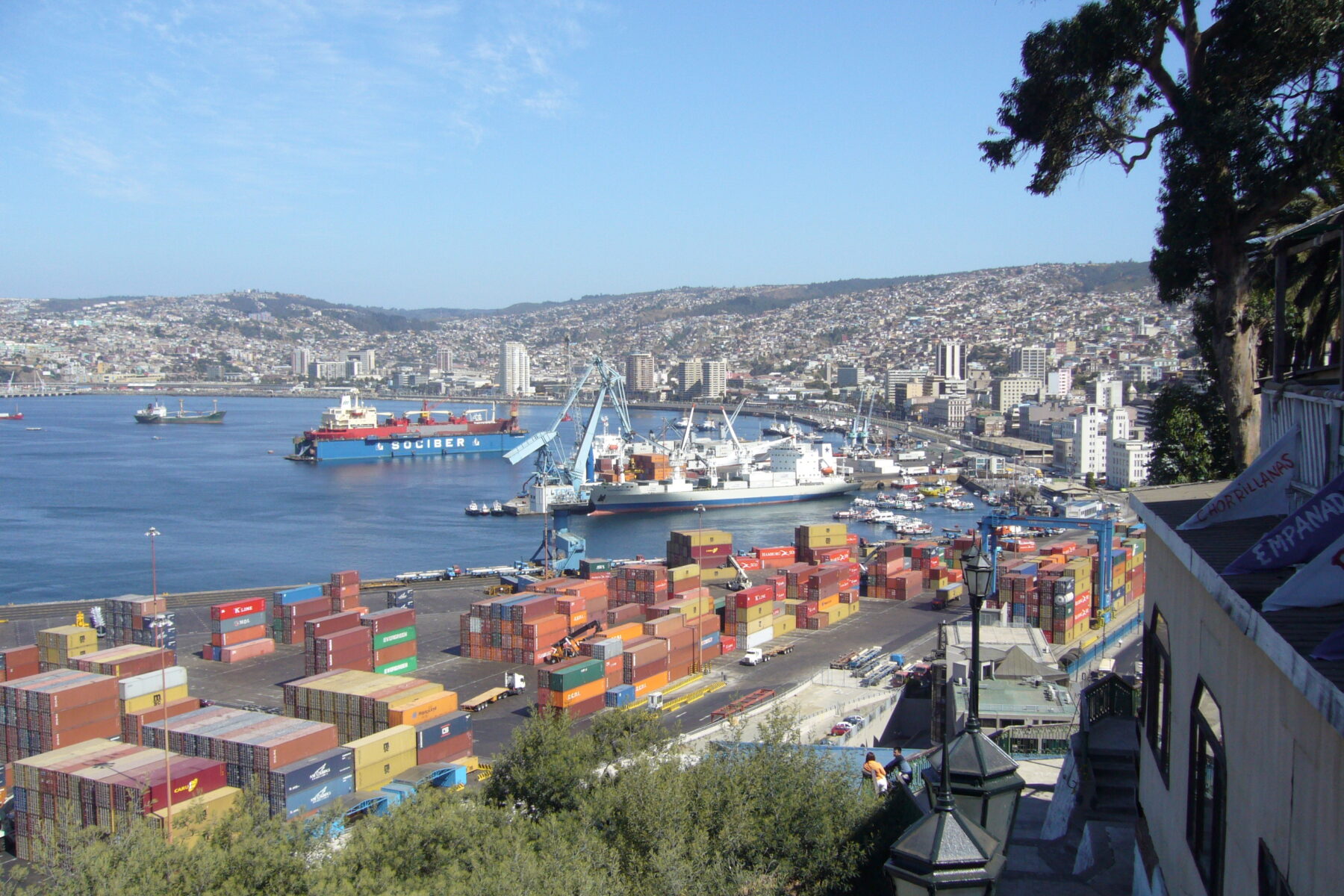 The Port of Valparaiso, Chile