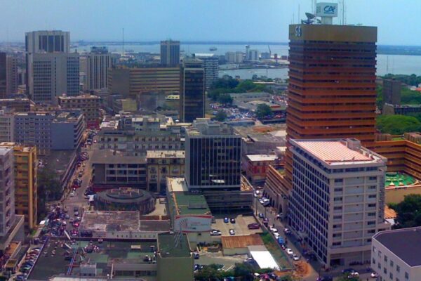 The Plateau business district of Abidjan