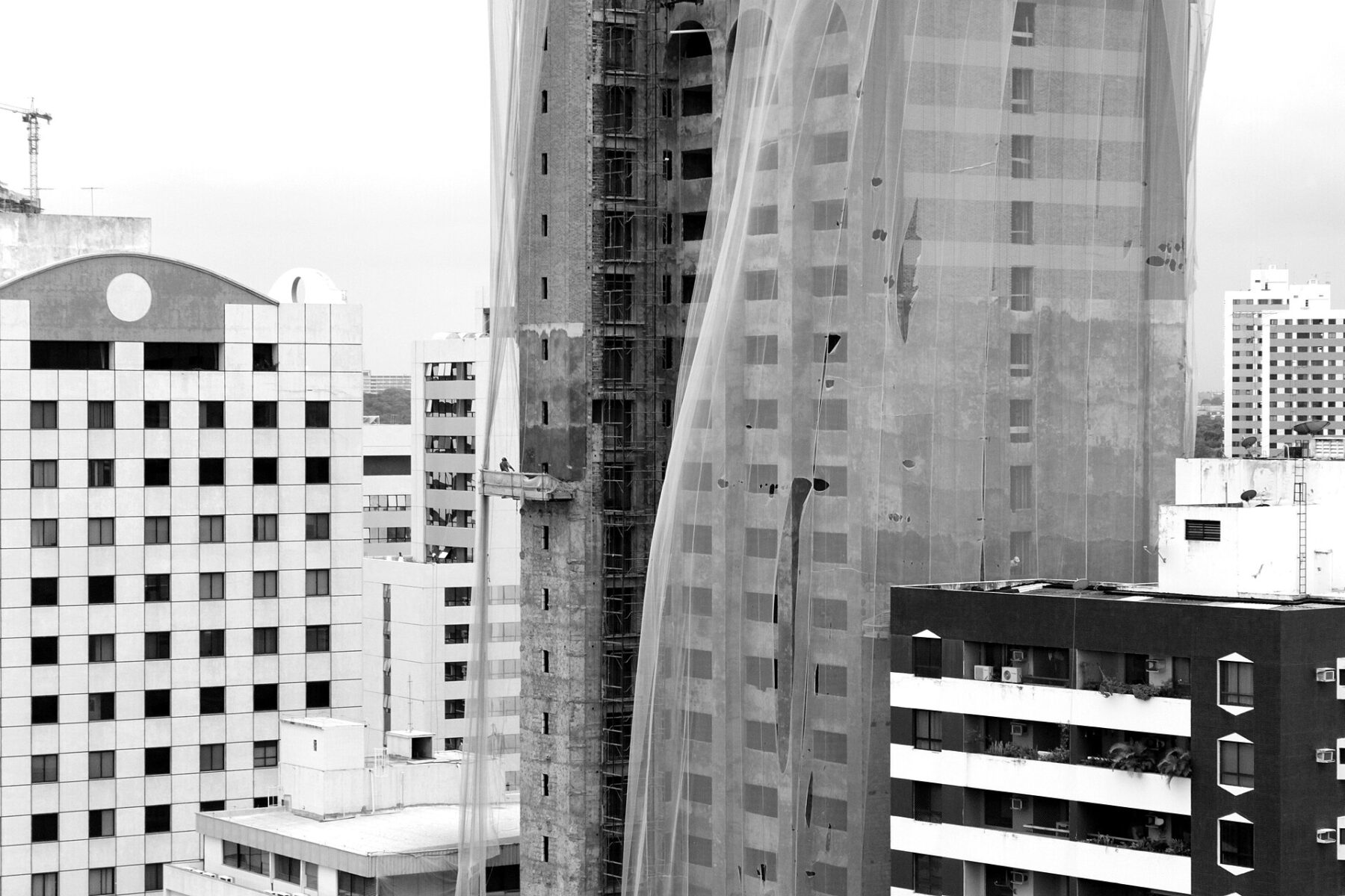 Apartment tower under construction in Brazil, Cyrela sales