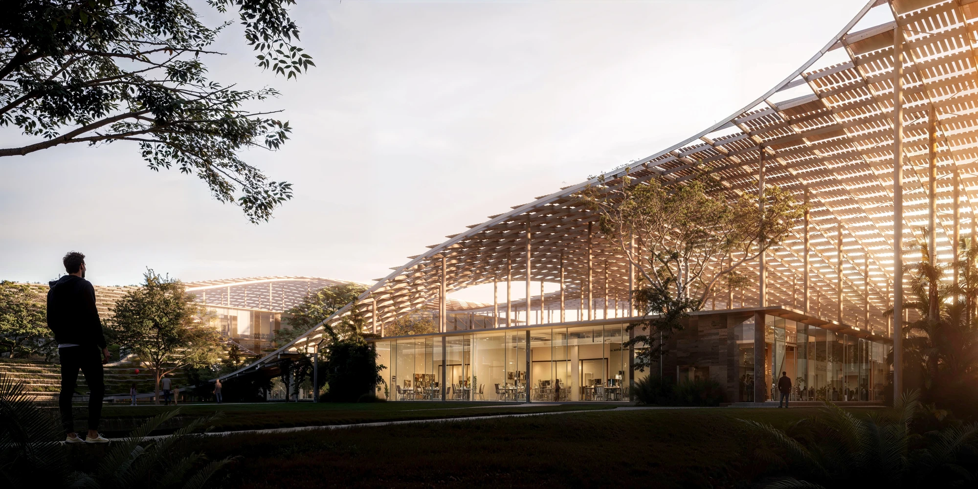 Architects office designs world trade center biotic mixed use complex in brasilias parque tecnologico 5
