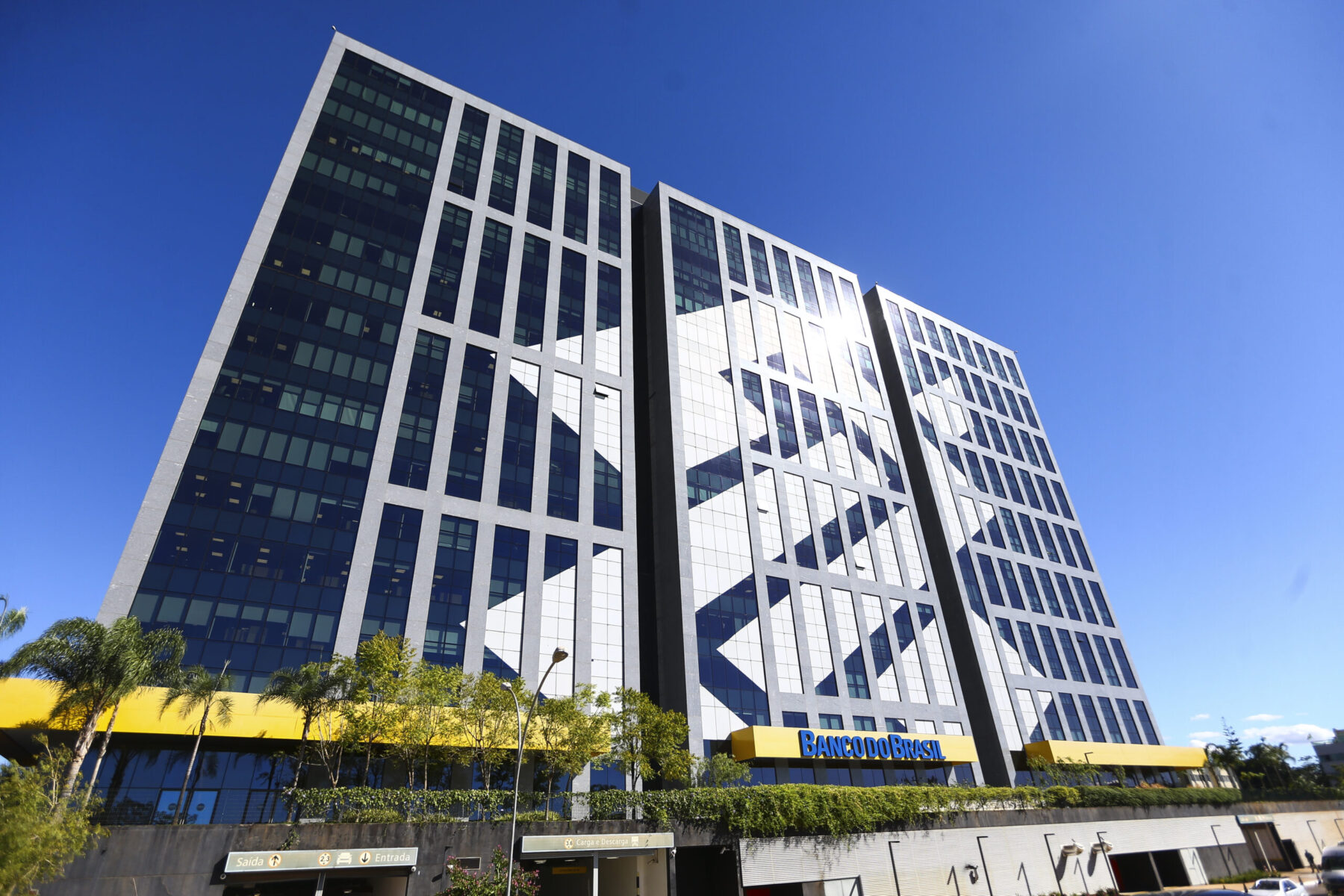 Edifício sede do Banco do Brasil, em Brasília.
