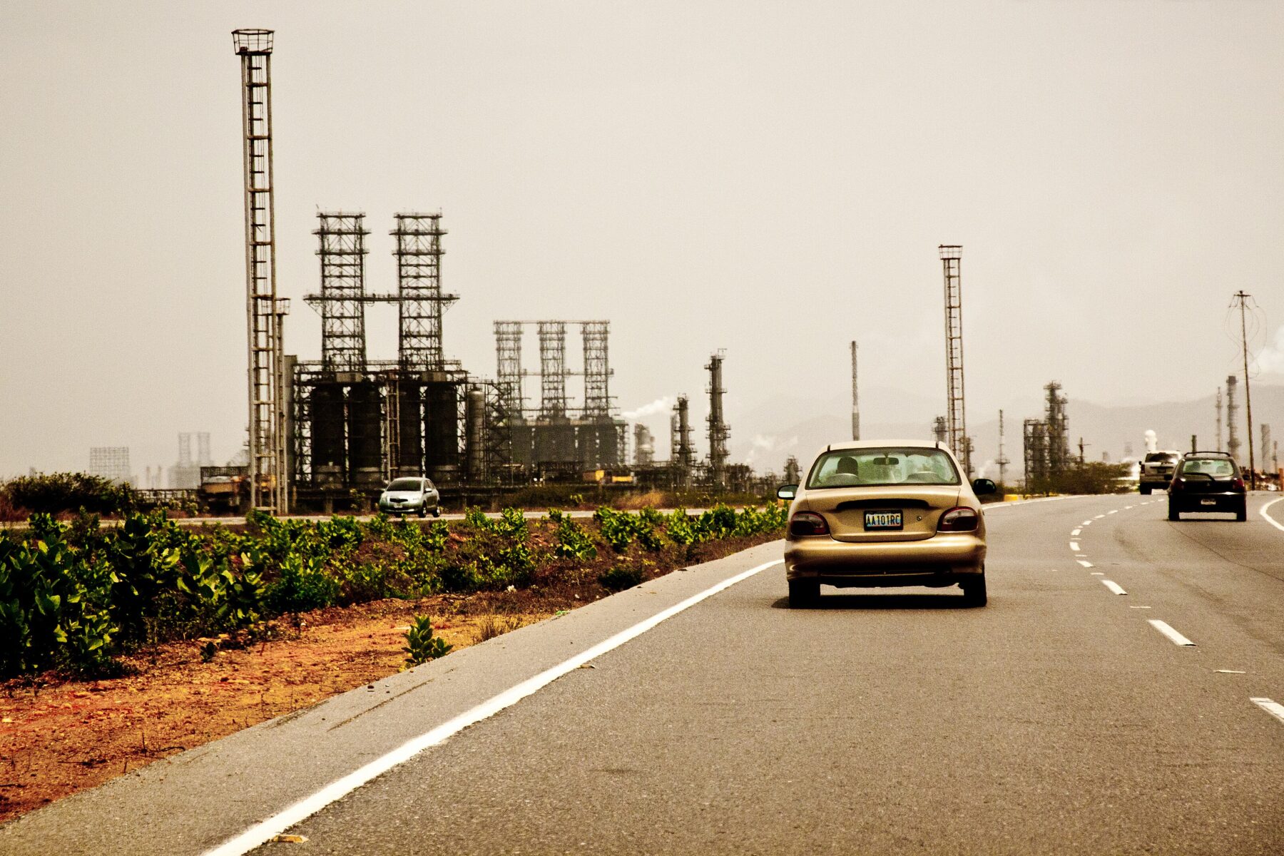 The Puerto La Cruz oil refinery in Anzoategui, Venezuela