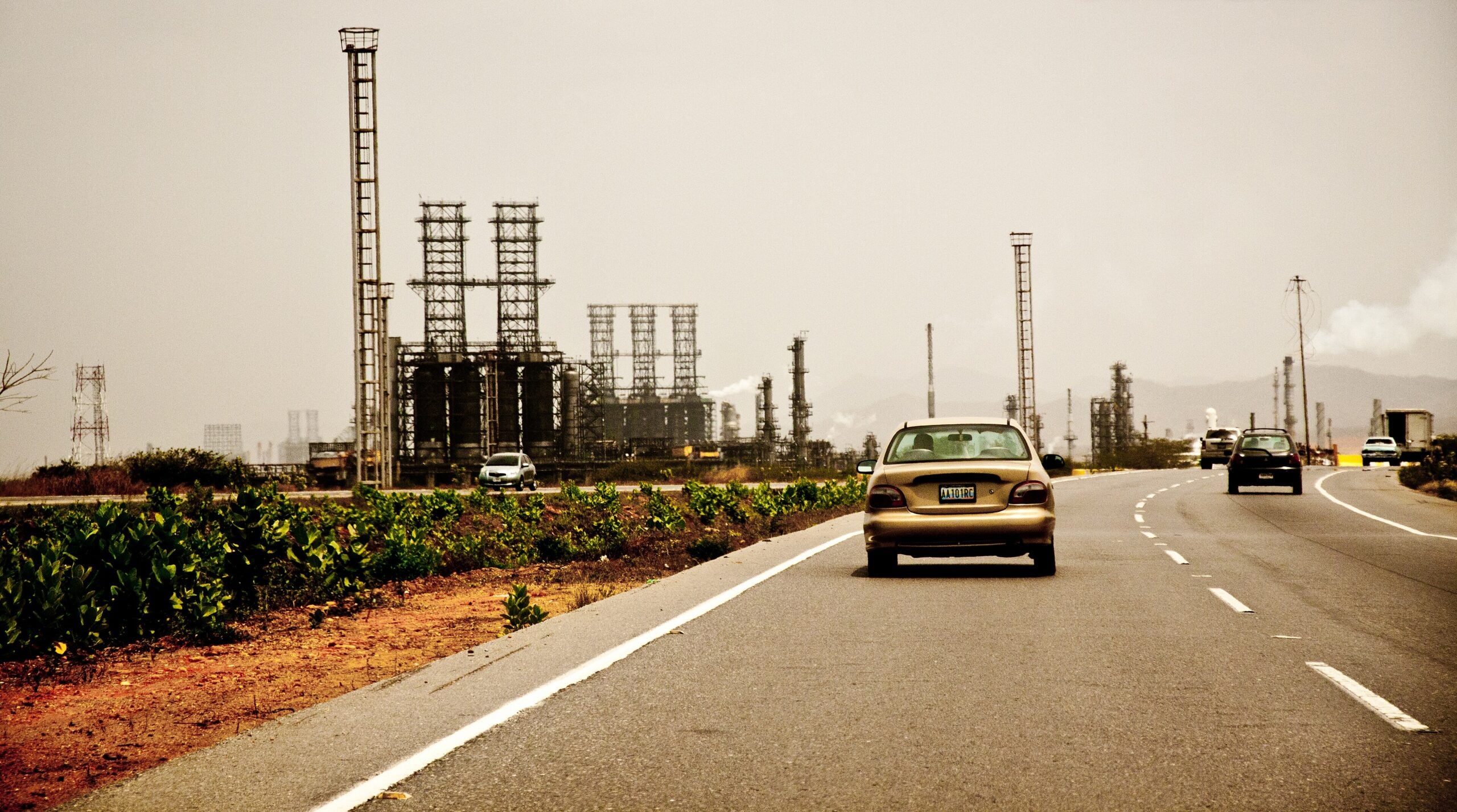 The Puerto La Cruz oil refinery in Anzoategui, Venezuela
