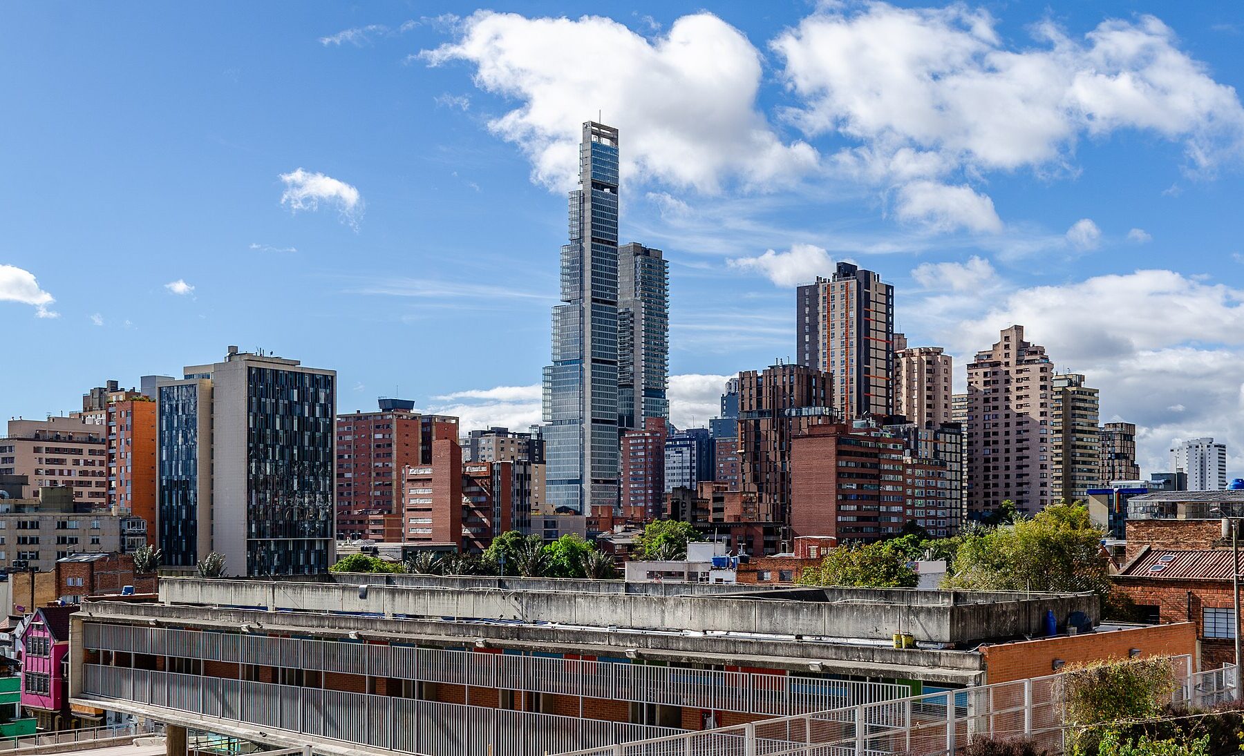 The Bogota skyline, Colombia