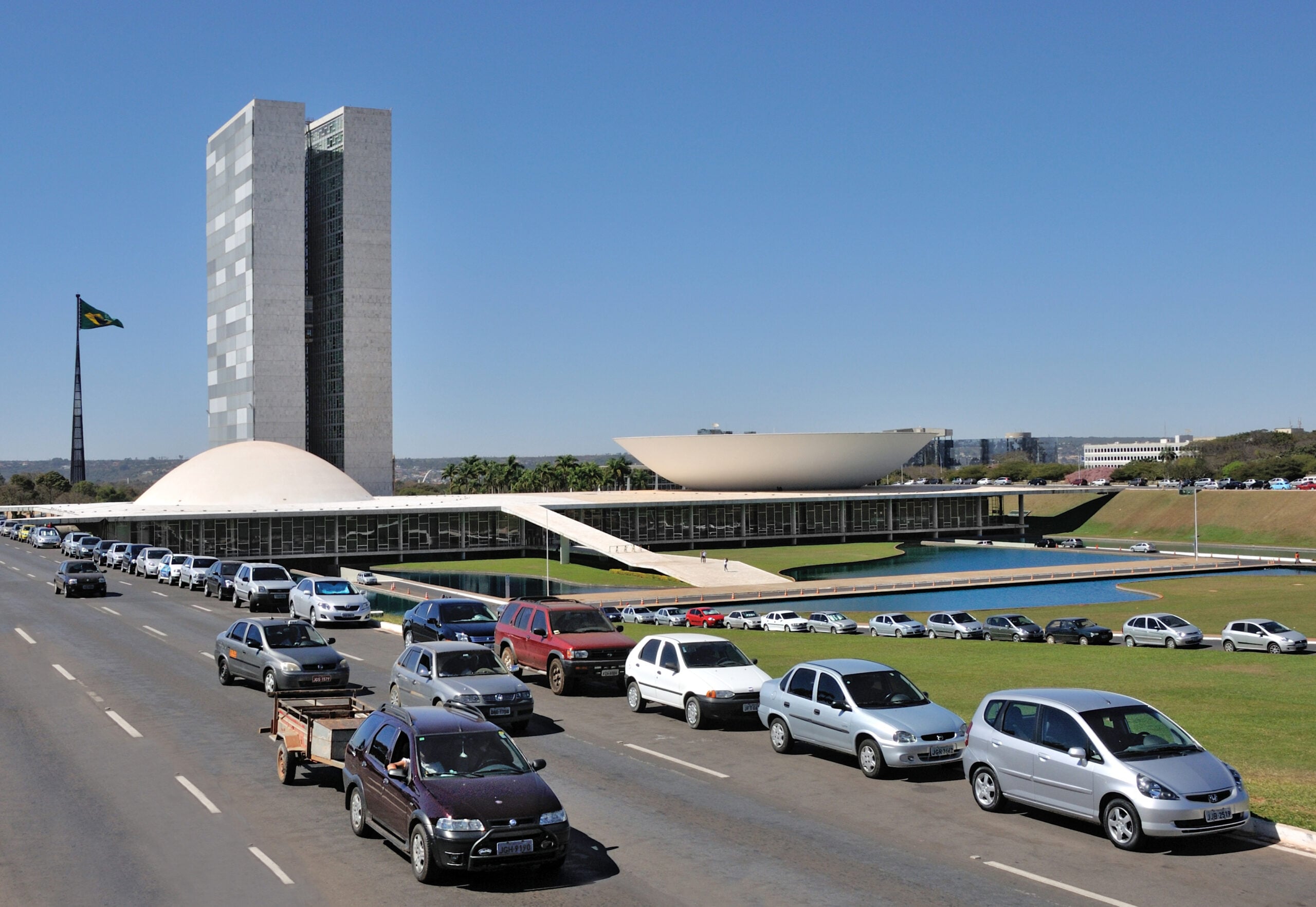 The National Congress of Brazil in Brasilia.