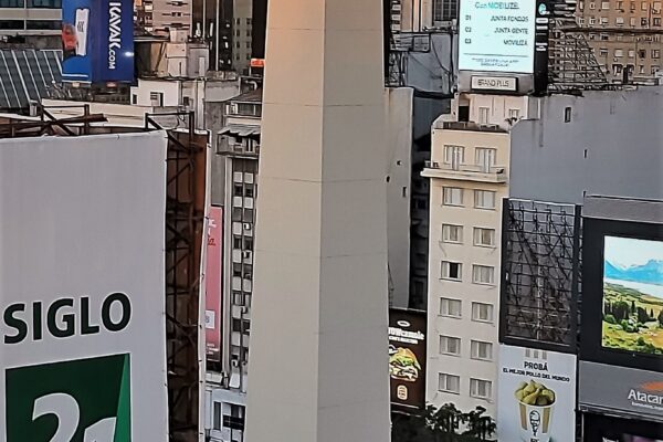 The Obelisco in Buenos Aires