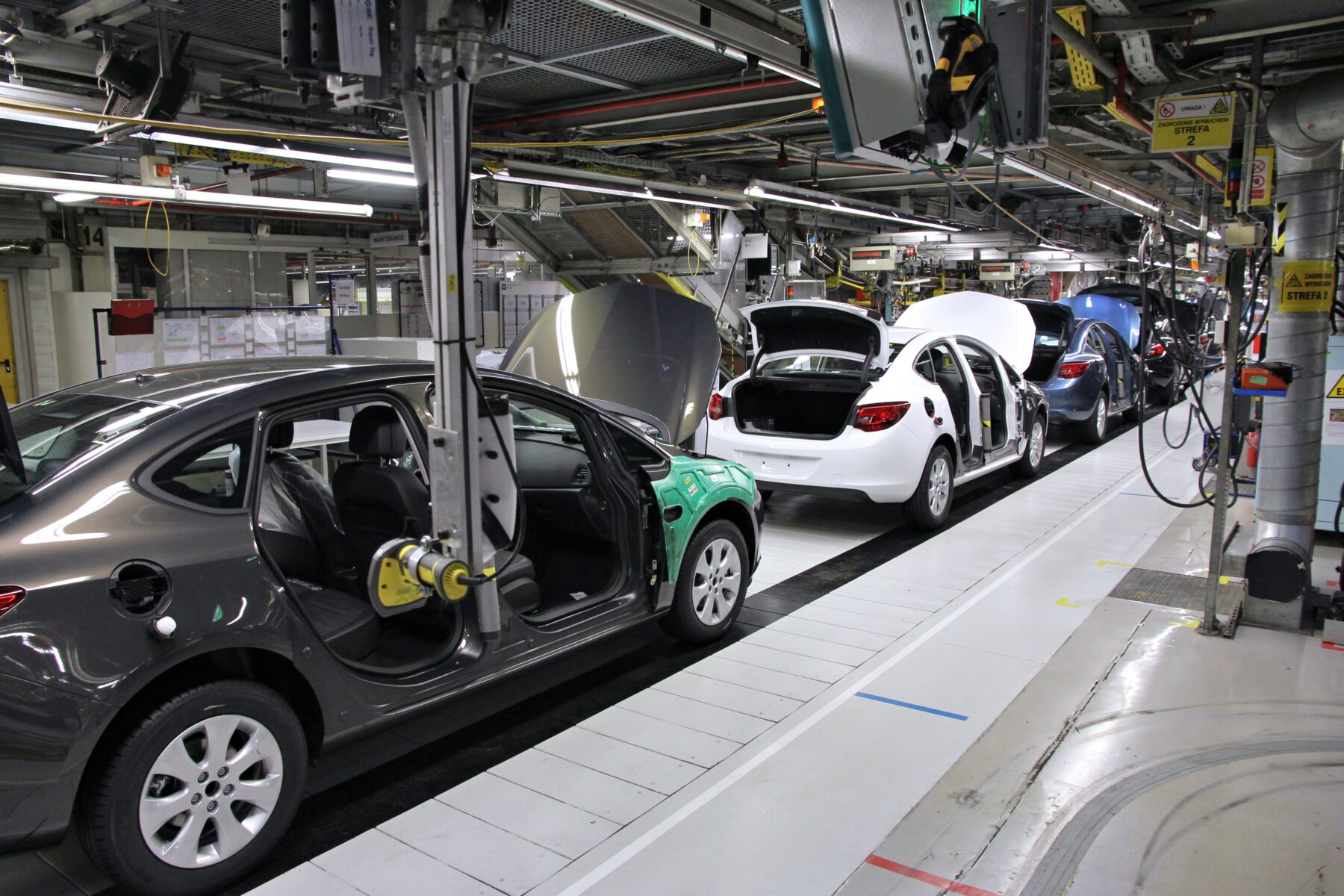 Car factory assembly line