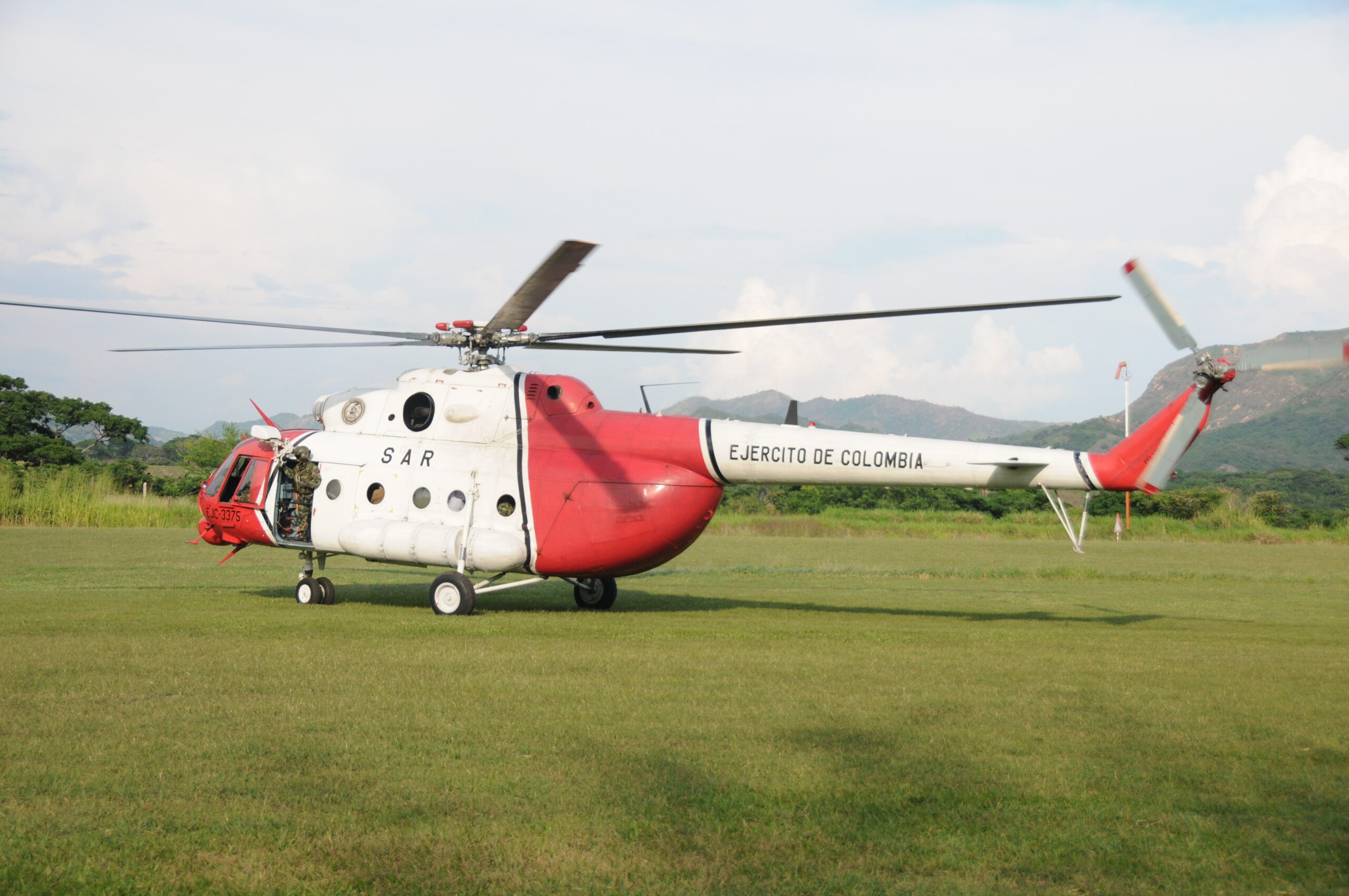 A Colombian Army Mil Mi-17 helicopter