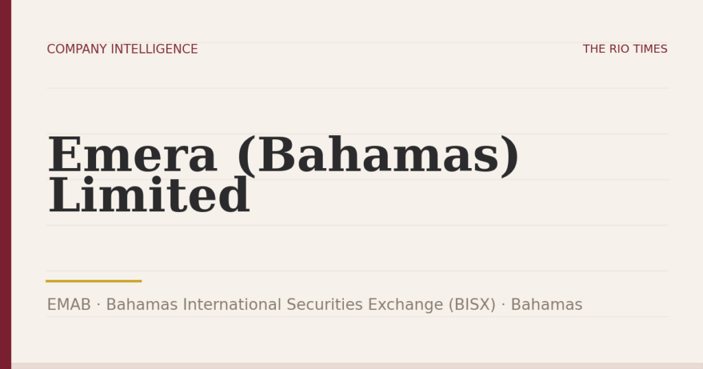 Emera (Bahamas) Limited (EMAB), listed on Bahamas International Securities Exchange (BISX), Bahamas