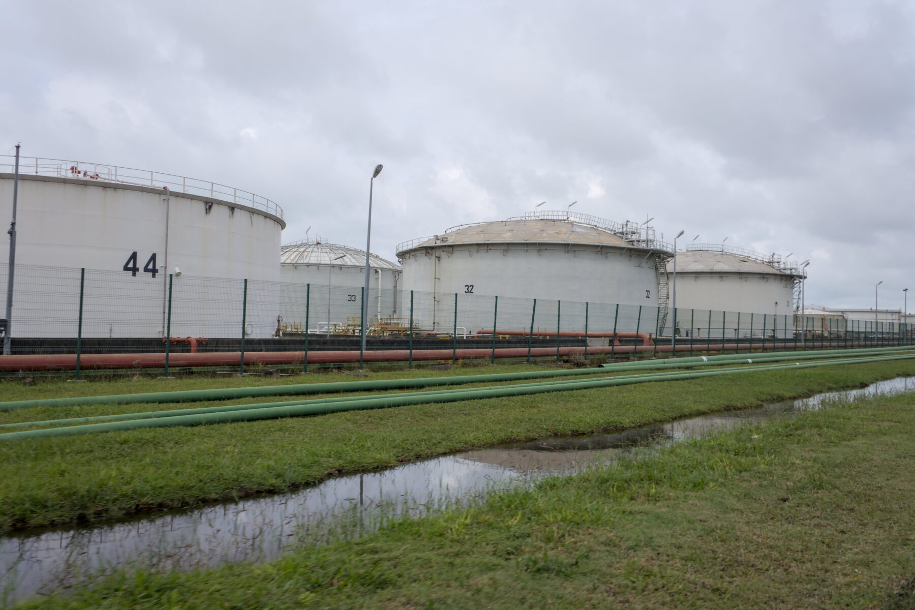 A crude oil terminal