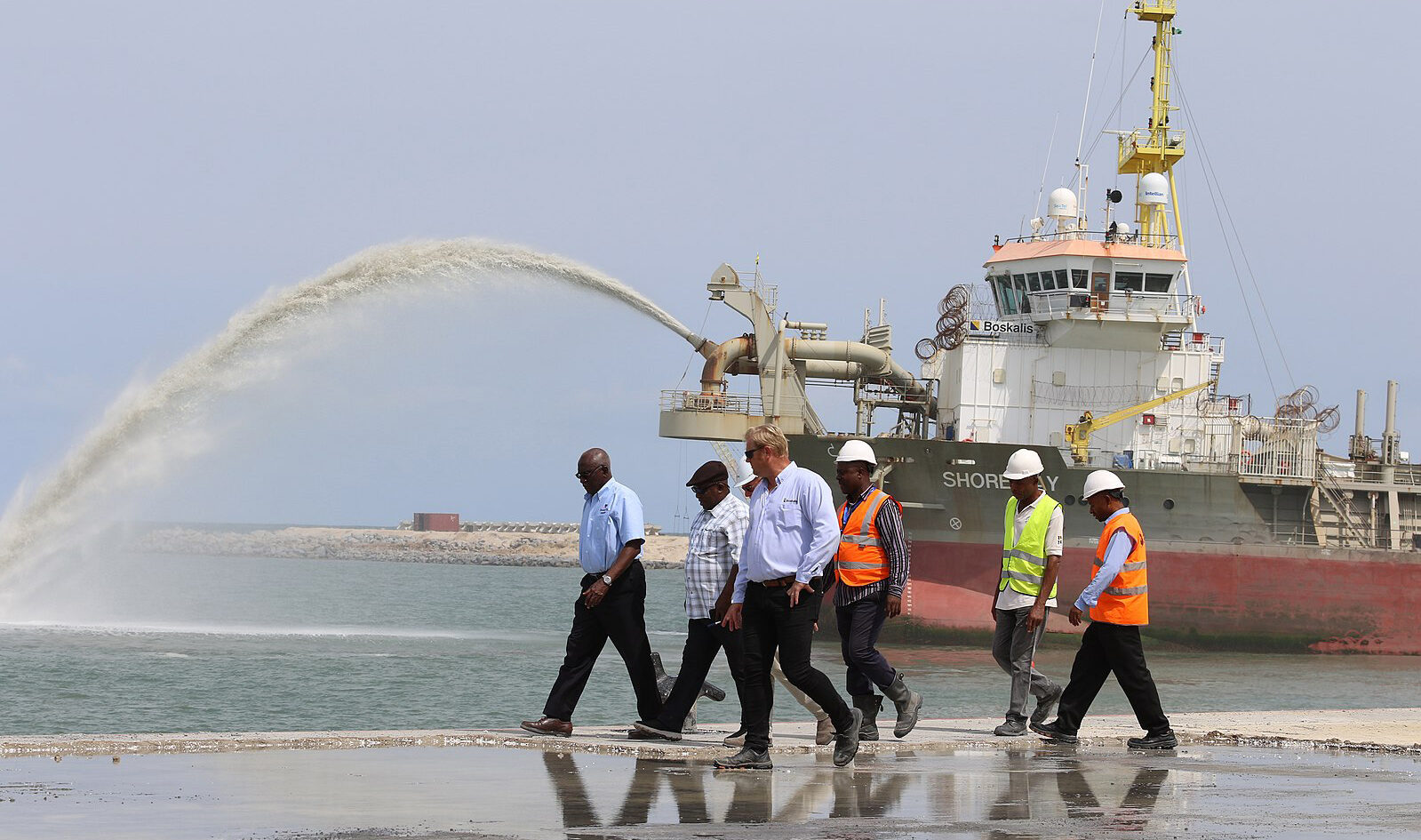 Dangote jet fuel — vessel at the Dangote refinery site in the Lekki Free Zone, Lagos