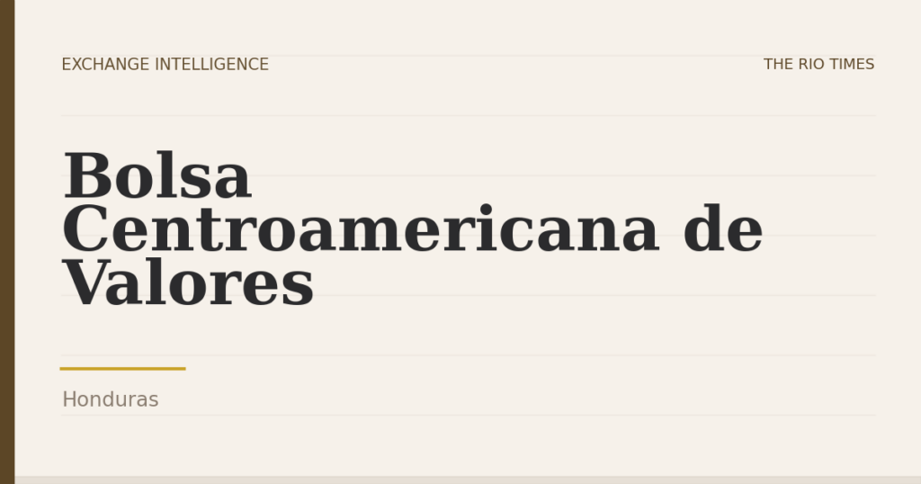 Bolsa Centroamericana de Valores, Honduras