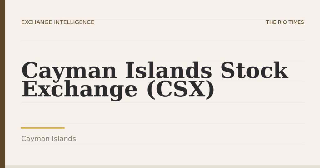 Cayman Islands Stock Exchange (CSX), Cayman Islands