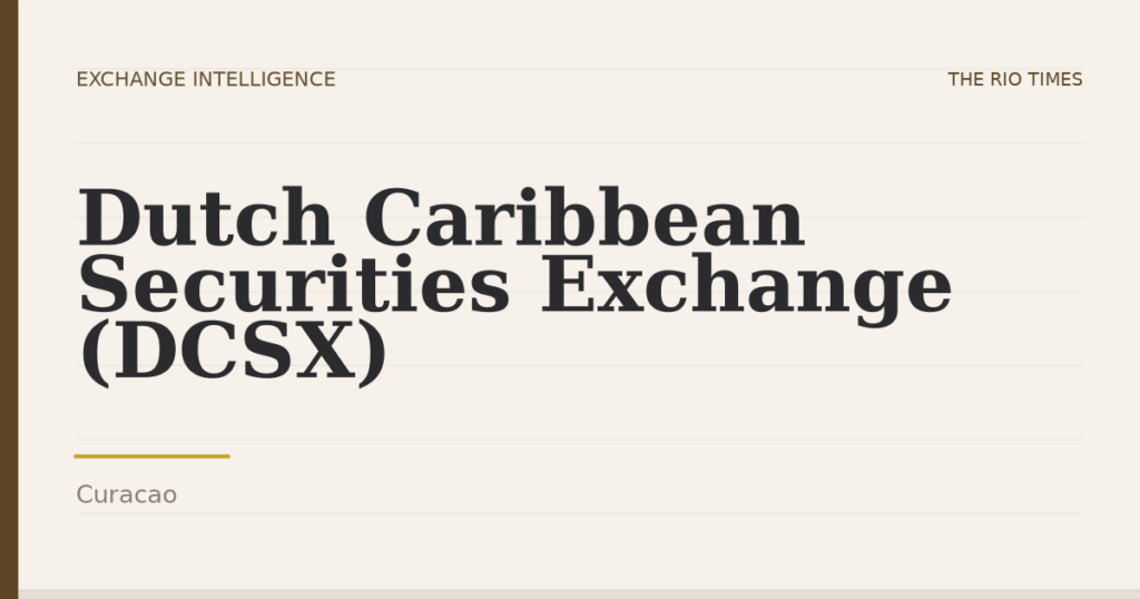 Dutch Caribbean Securities Exchange (DCSX), Curacao