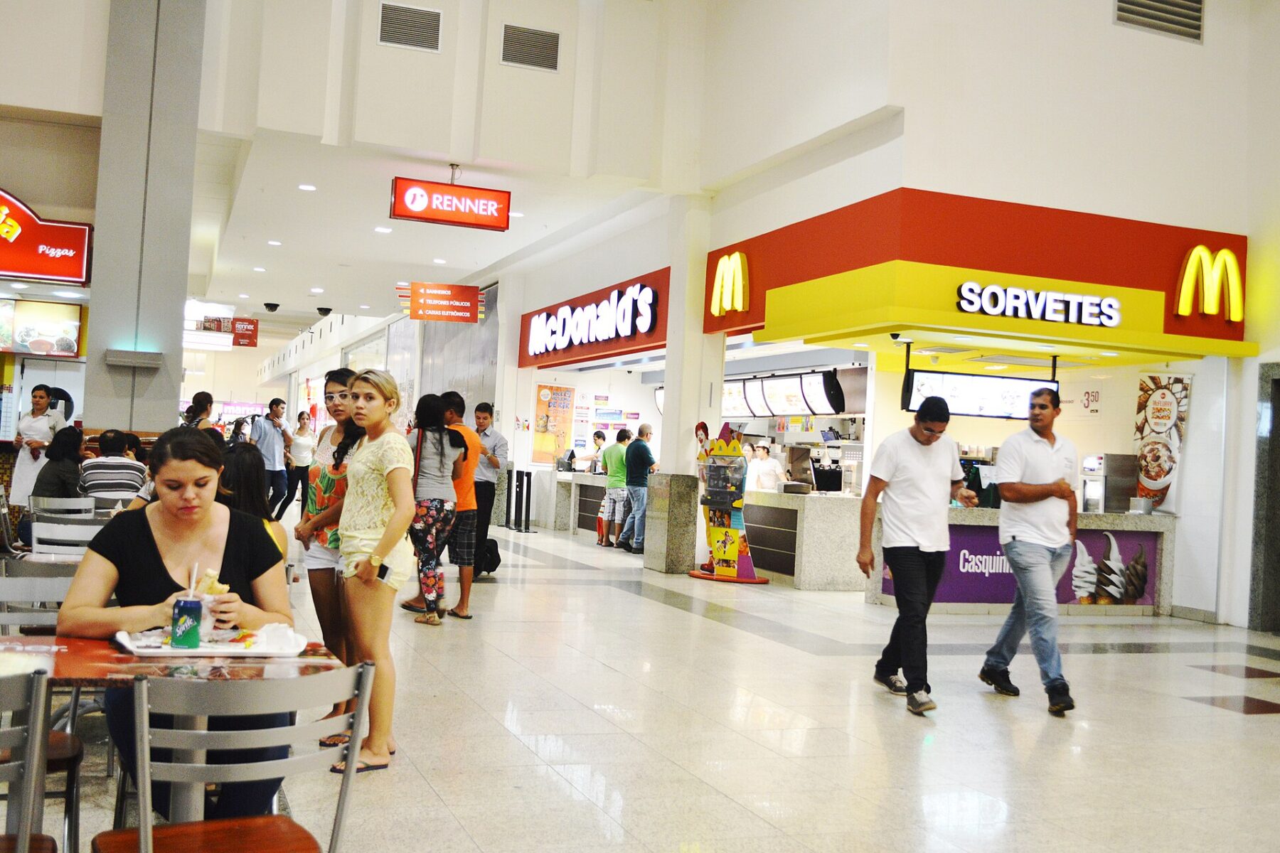 shopping mall Brazil interior