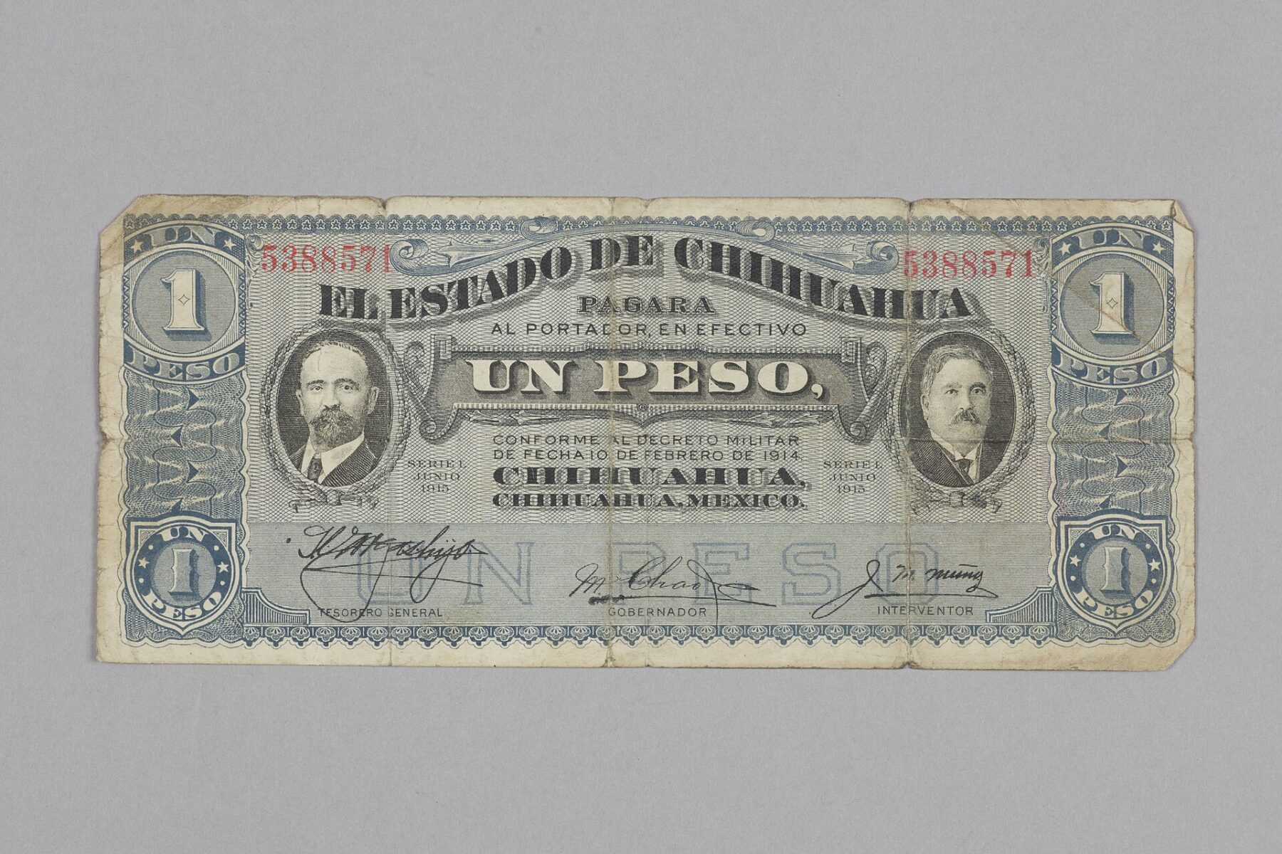 Mexican peso banknotes